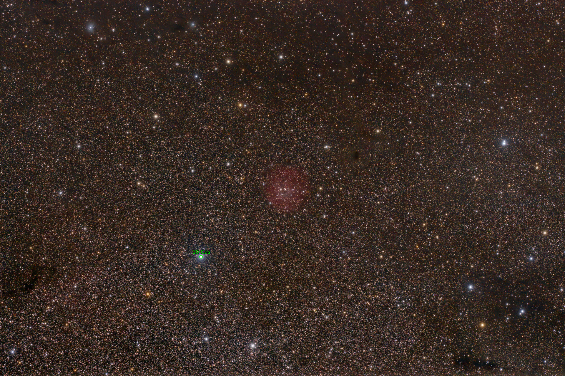 Sternkarten-Overlay (Astrometry.net)