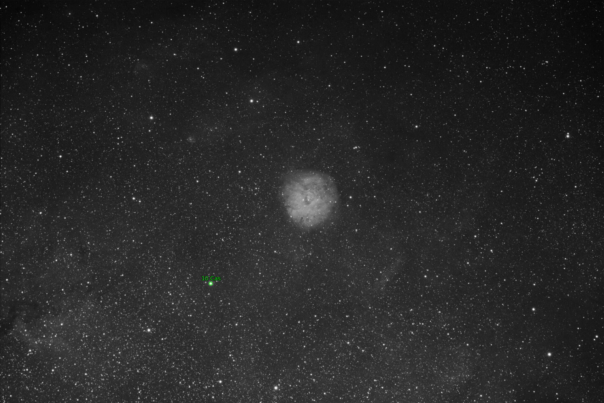 Sternkarten-Overlay (Astrometry.net)
