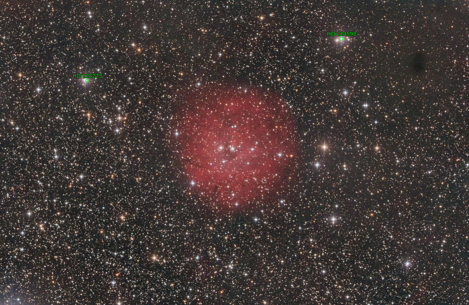 Sternkarten-Overlay (Astrometry.net)
