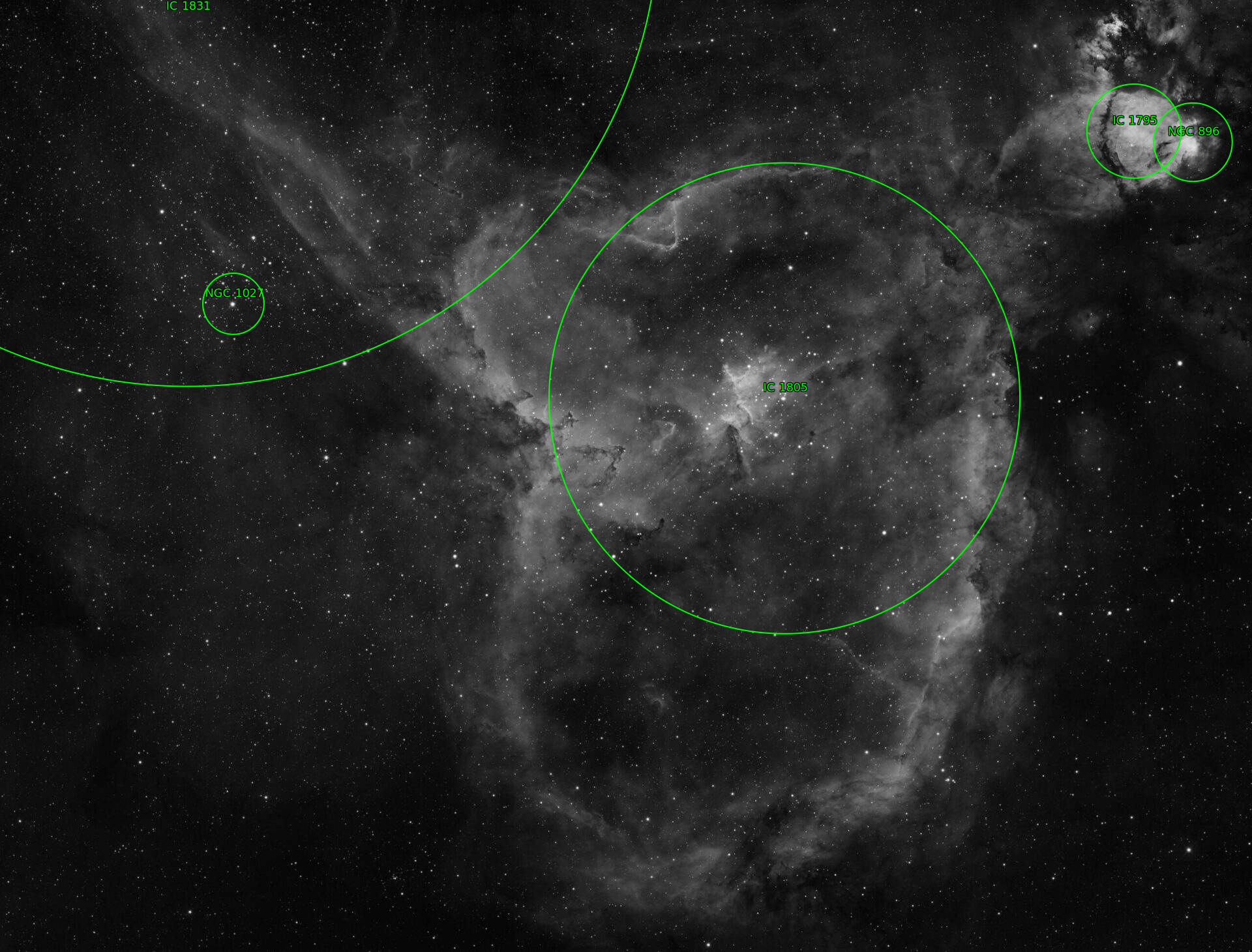 Sternkarten-Overlay (Astrometry.net)