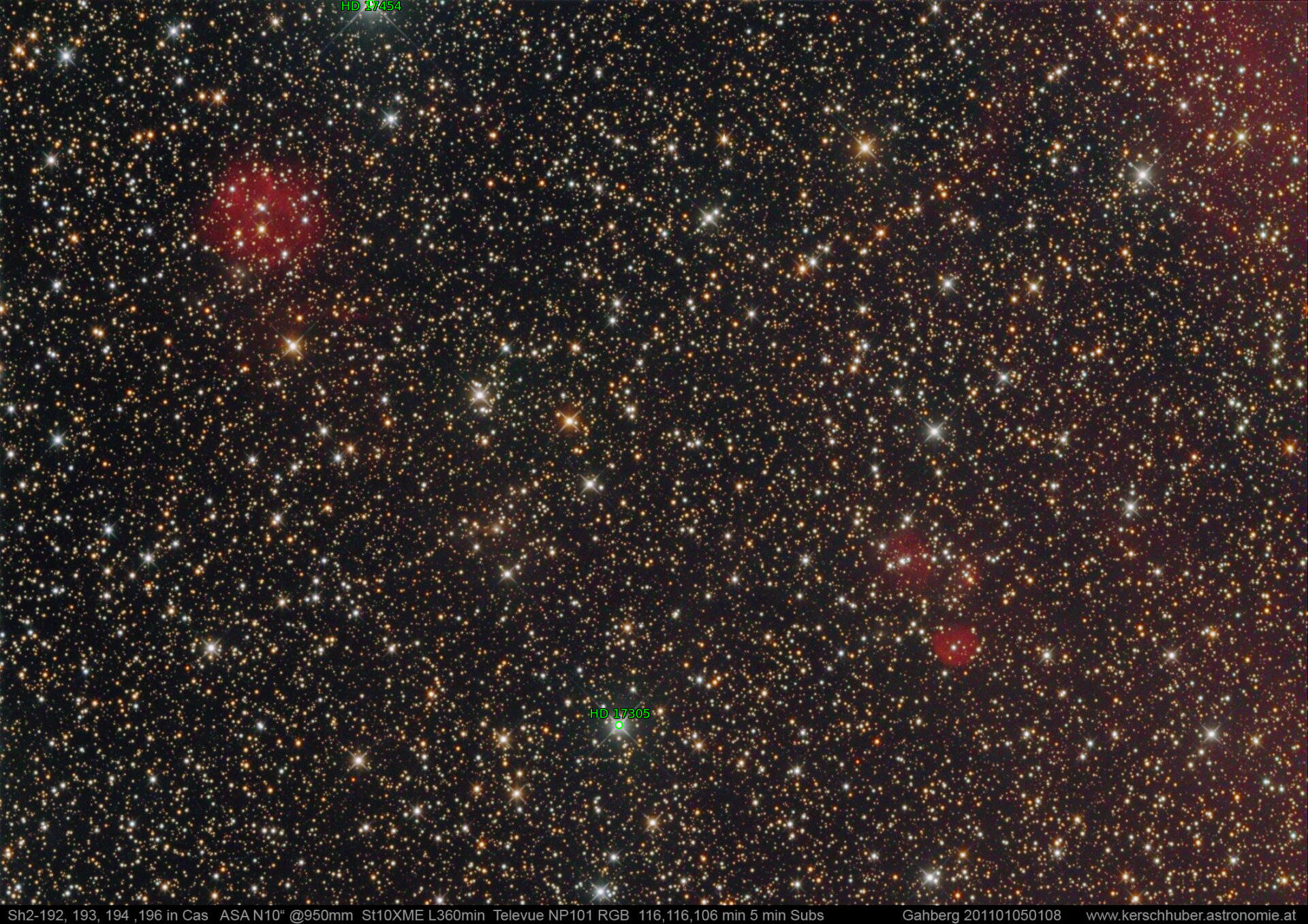 Sternkarten-Overlay (Astrometry.net)