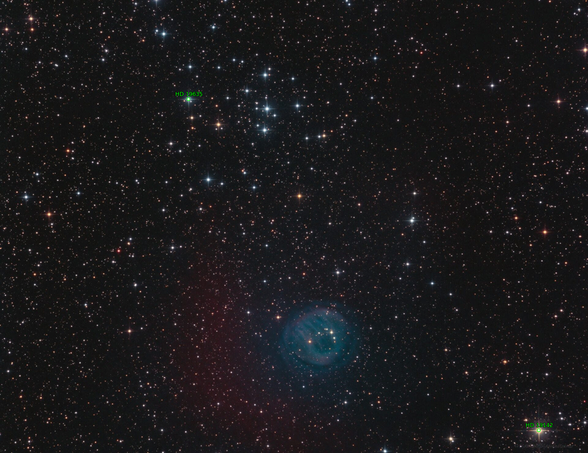 Sternkarten-Overlay (Astrometry.net)
