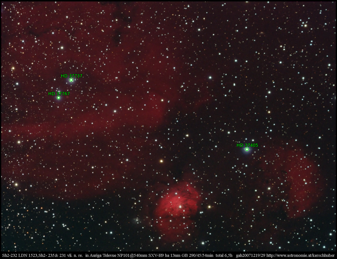 Sternkarten-Overlay (Astrometry.net)