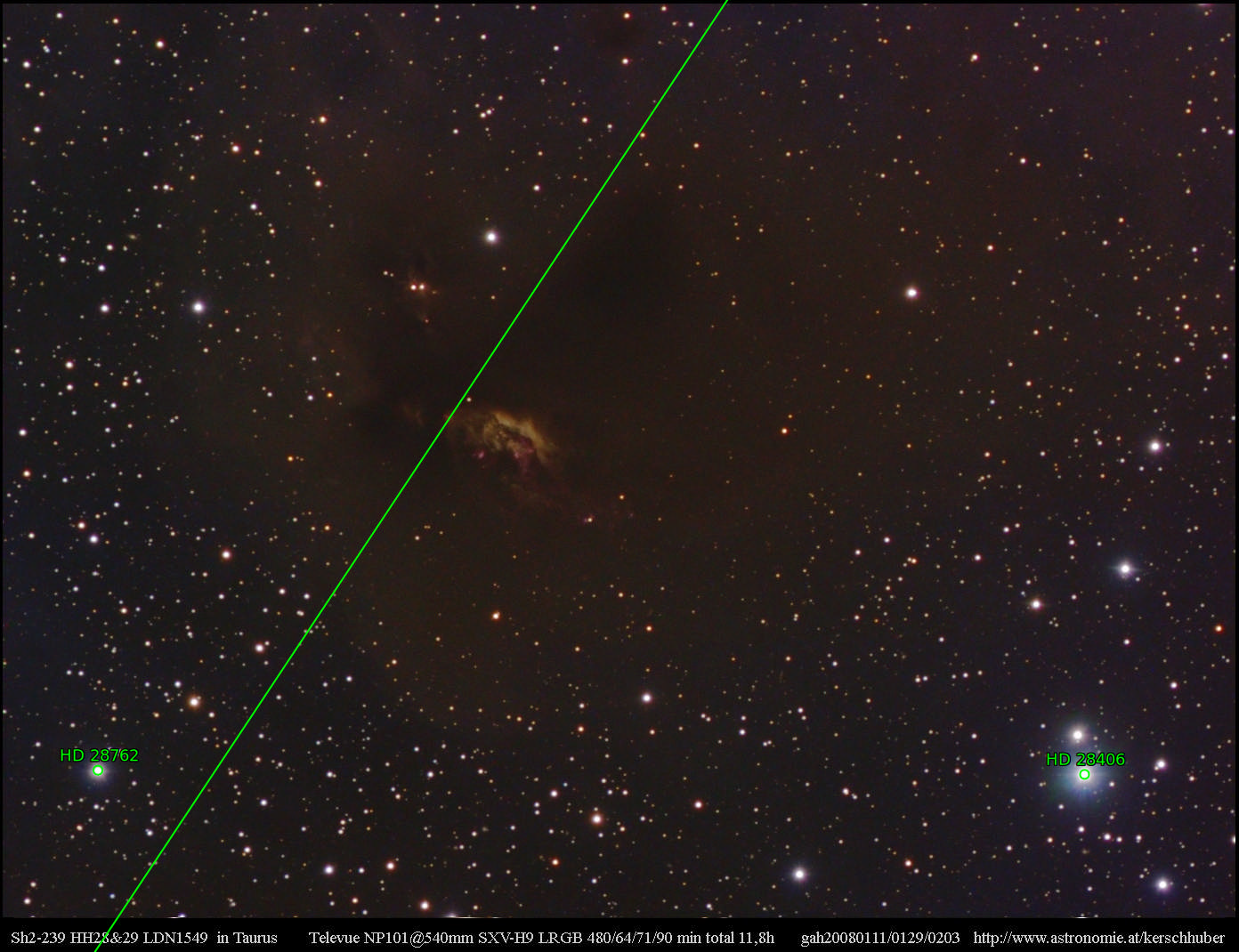 Sternkarten-Overlay (Astrometry.net)