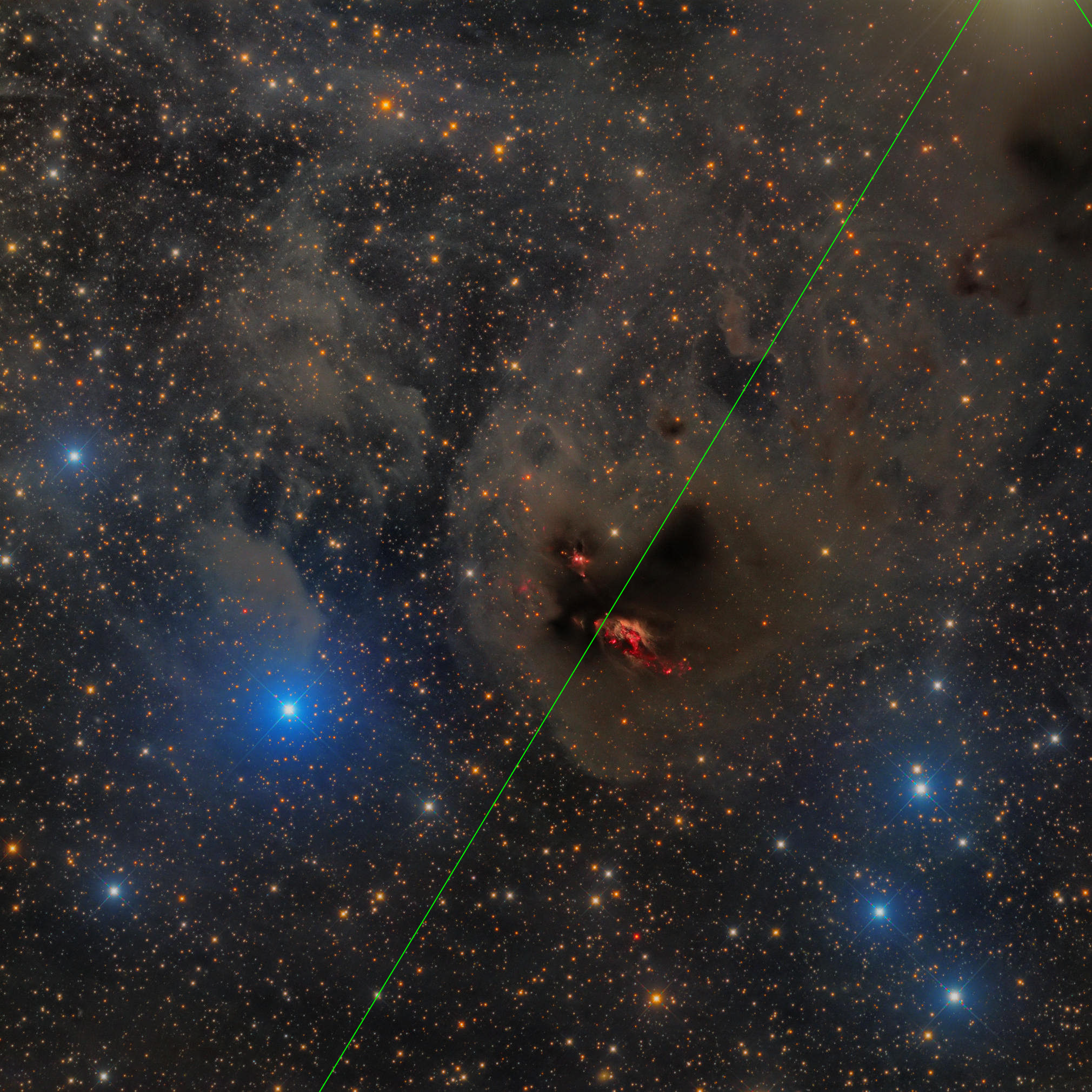 Sternkarten-Overlay (Astrometry.net)