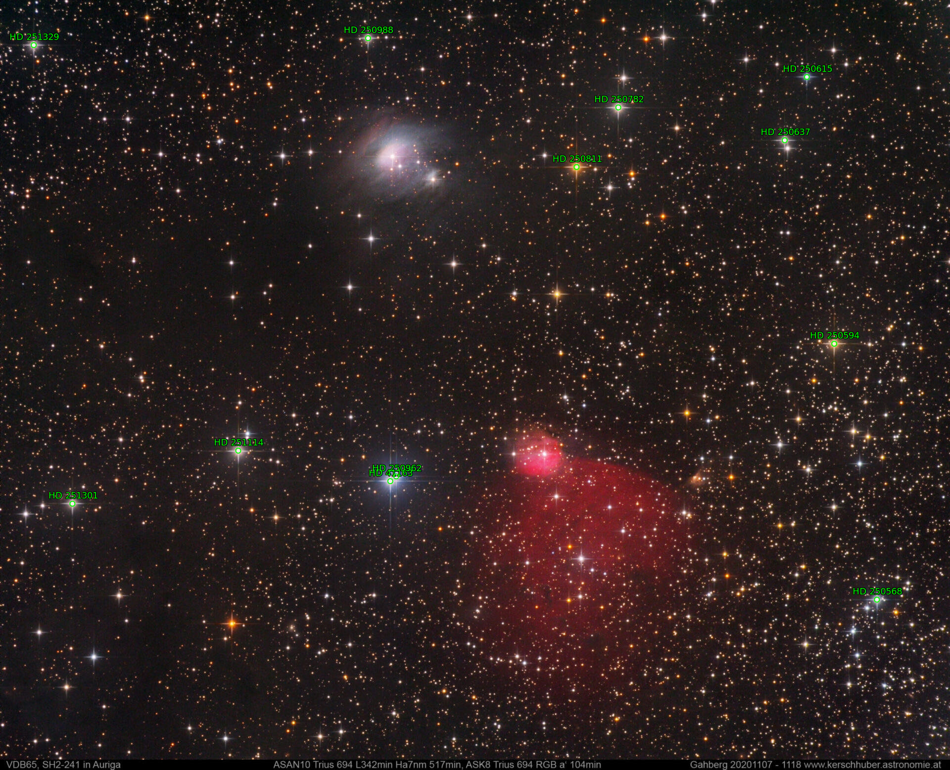 Sternkarten-Overlay (Astrometry.net)