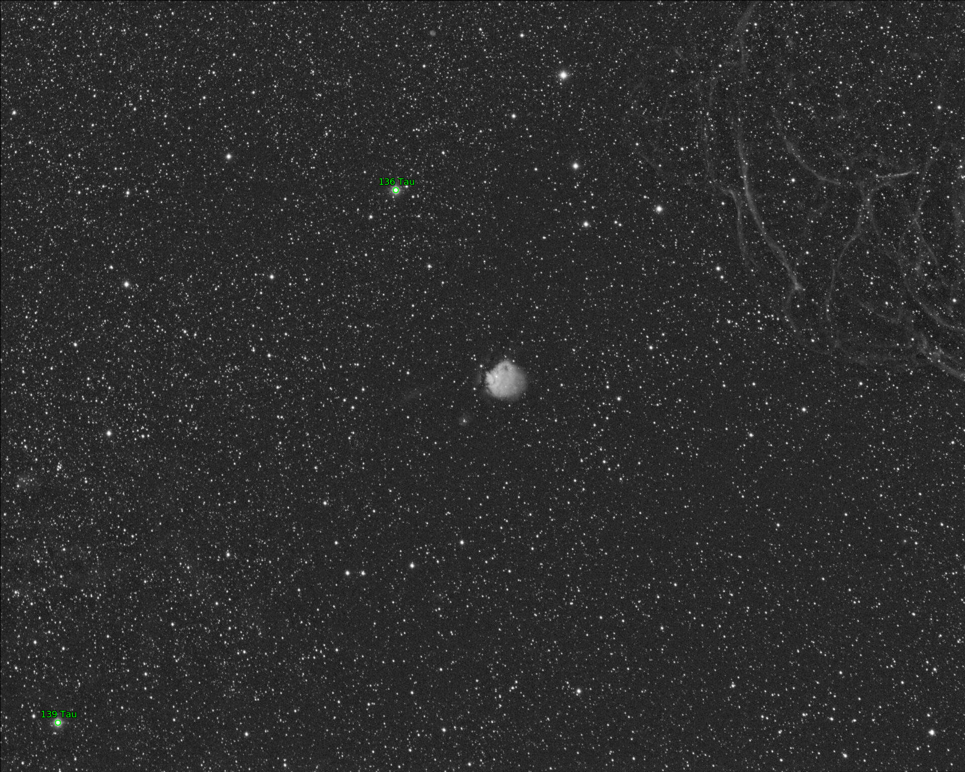 Sternkarten-Overlay (Astrometry.net)
