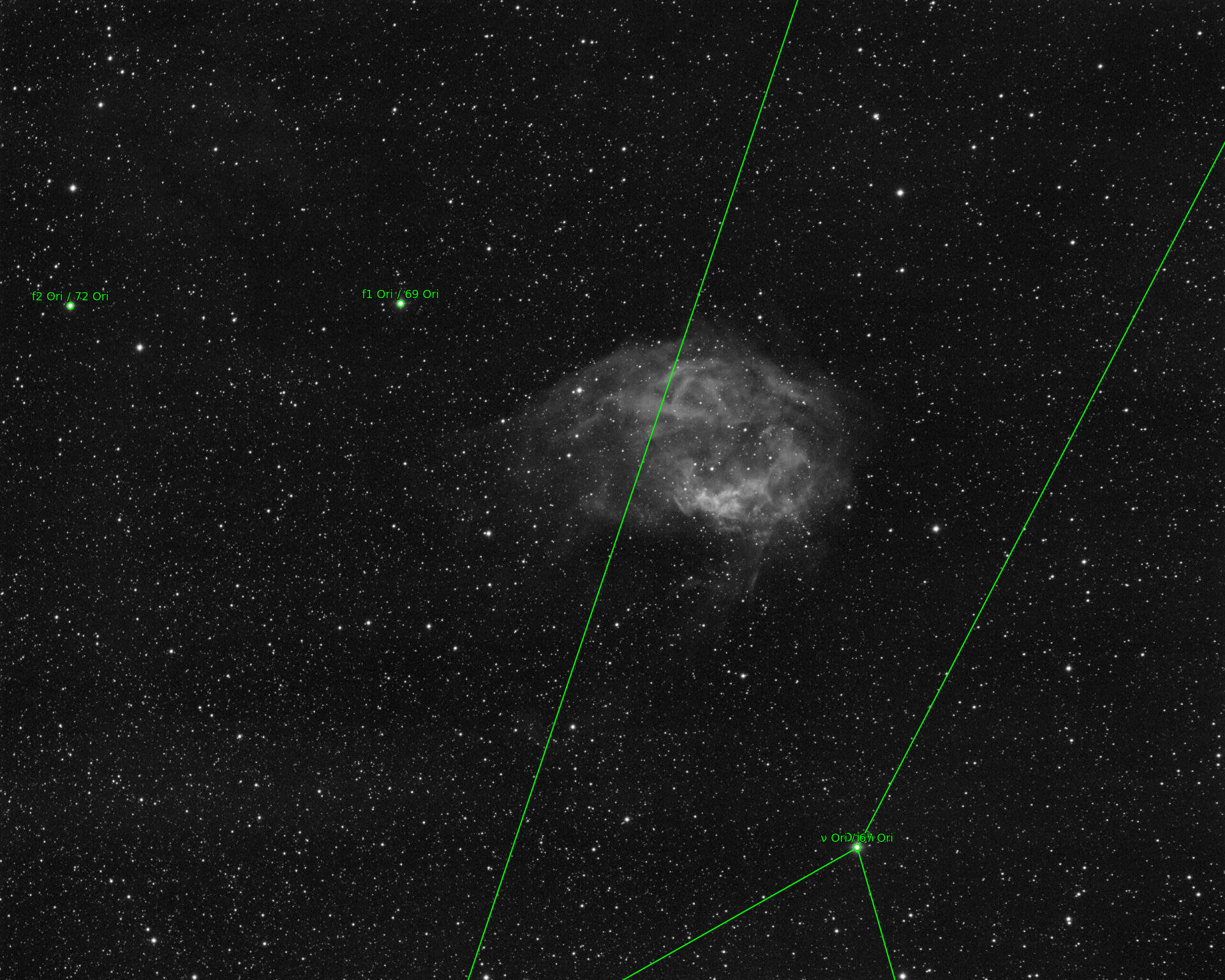 Sternkarten-Overlay (Astrometry.net)