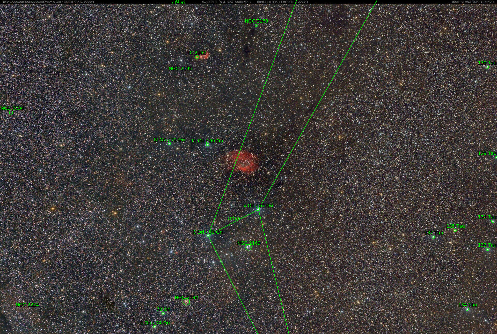 Sternkarten-Overlay (Astrometry.net)