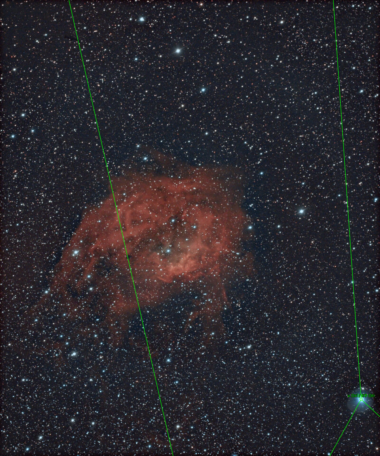 Sternkarten-Overlay (Astrometry.net)