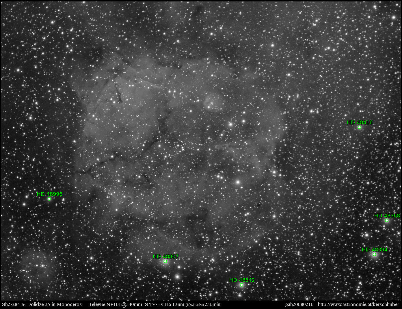 Sternkarten-Overlay (Astrometry.net)