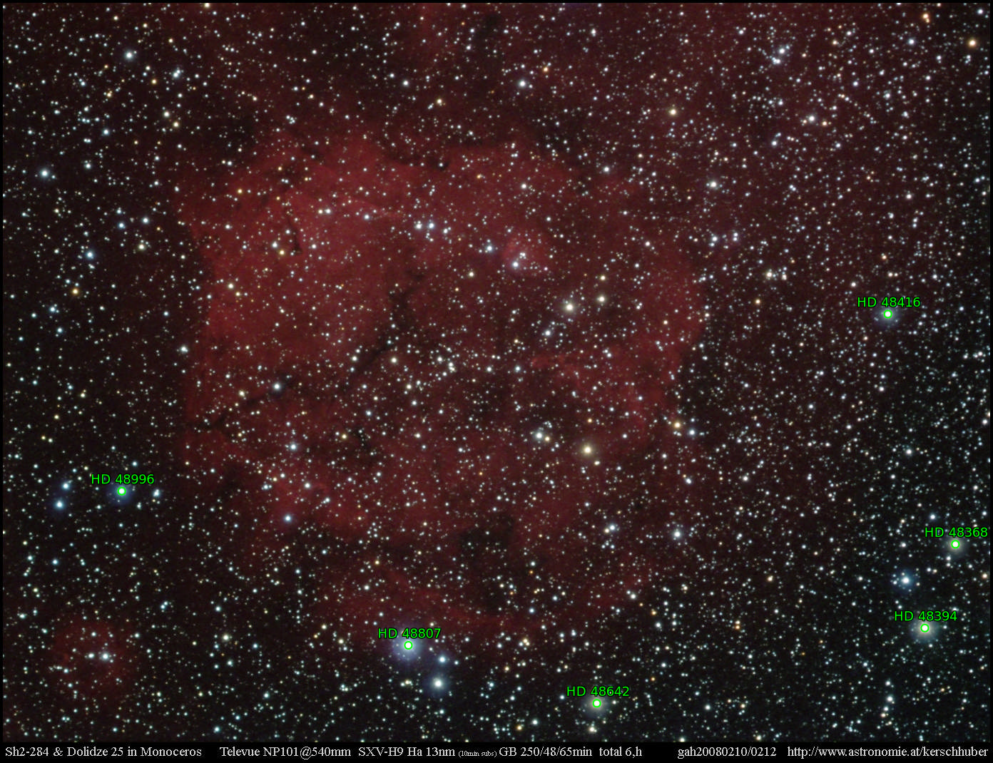 Sternkarten-Overlay (Astrometry.net)