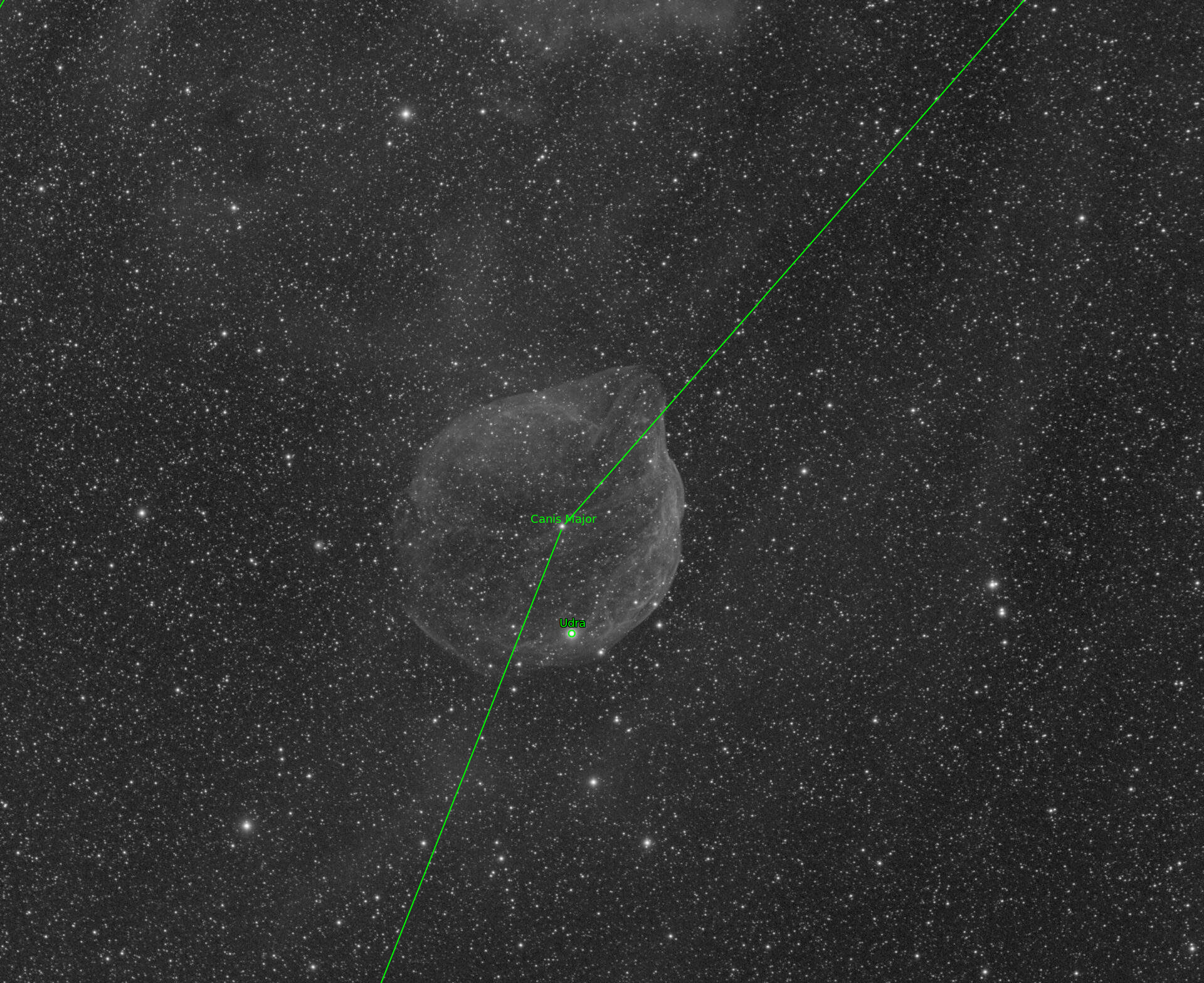 Sternkarten-Overlay (Astrometry.net)