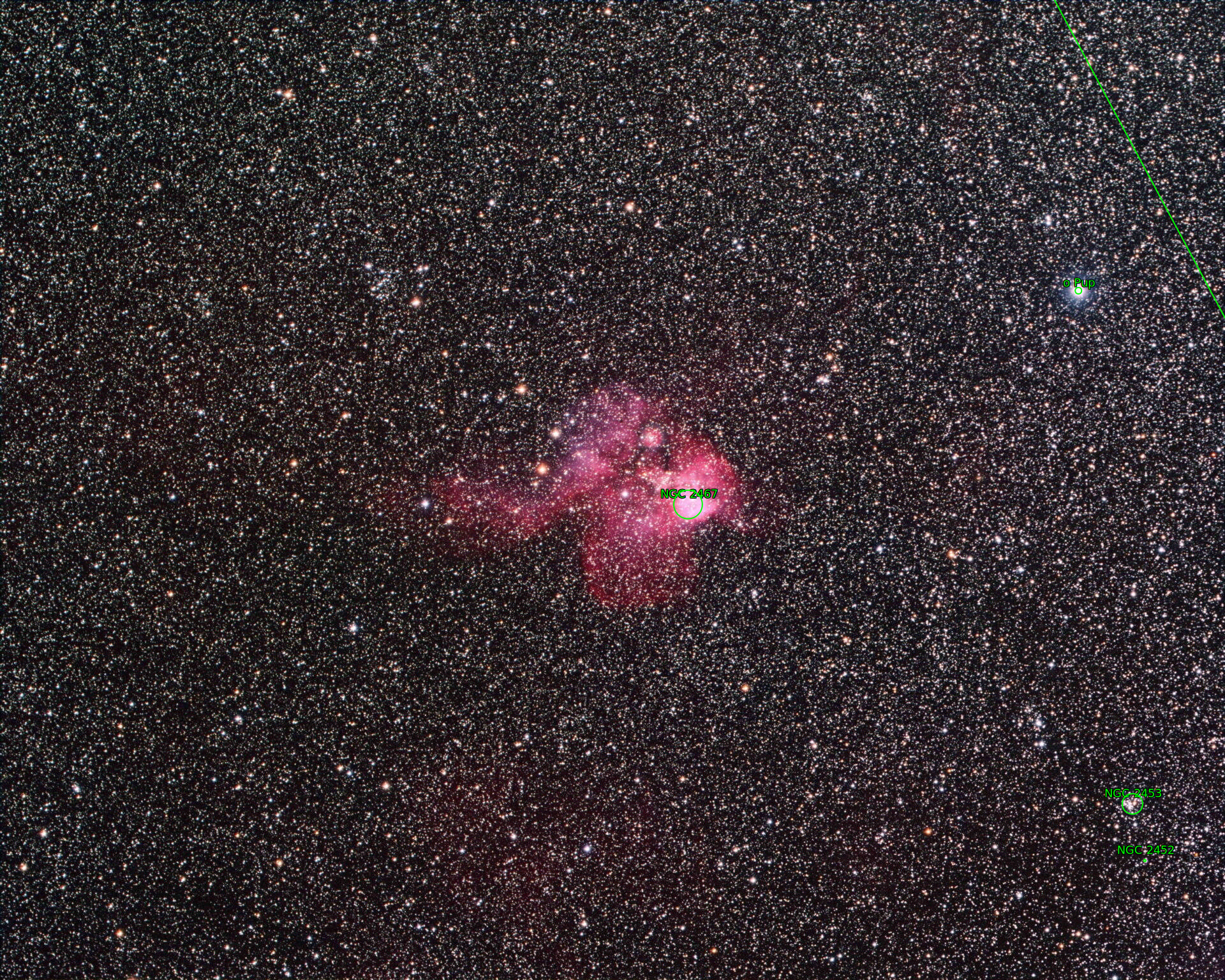 Sternkarten-Overlay (Astrometry.net)