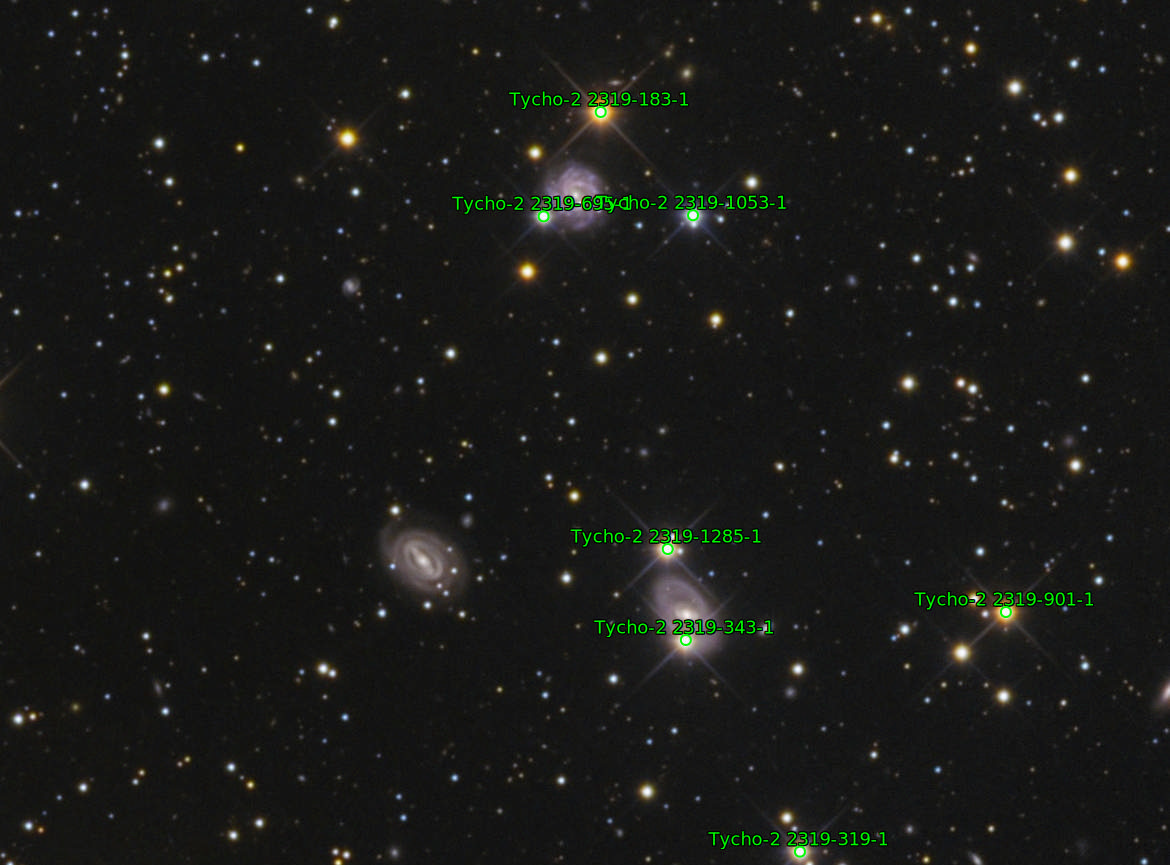 Sternkarten-Overlay (Astrometry.net)