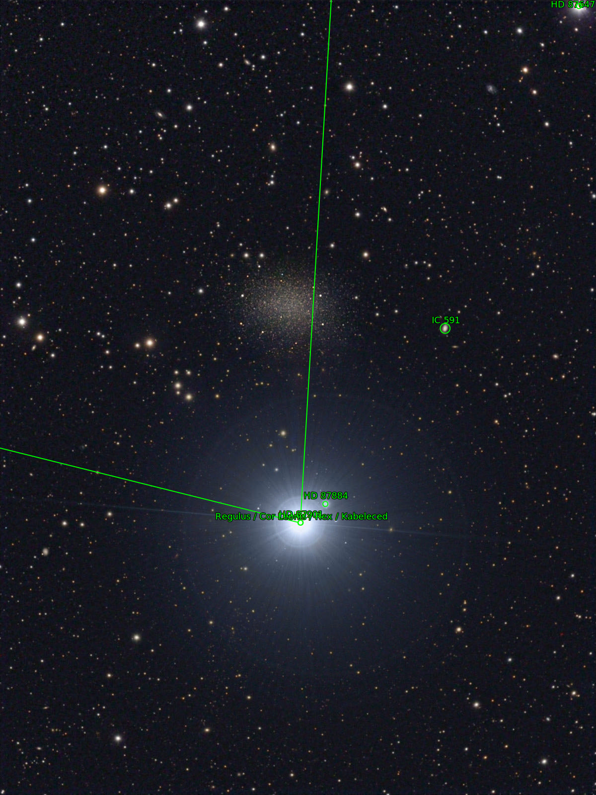 Sternkarten-Overlay (Astrometry.net)