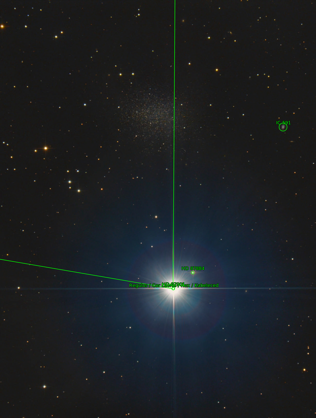 Sternkarten-Overlay (Astrometry.net)