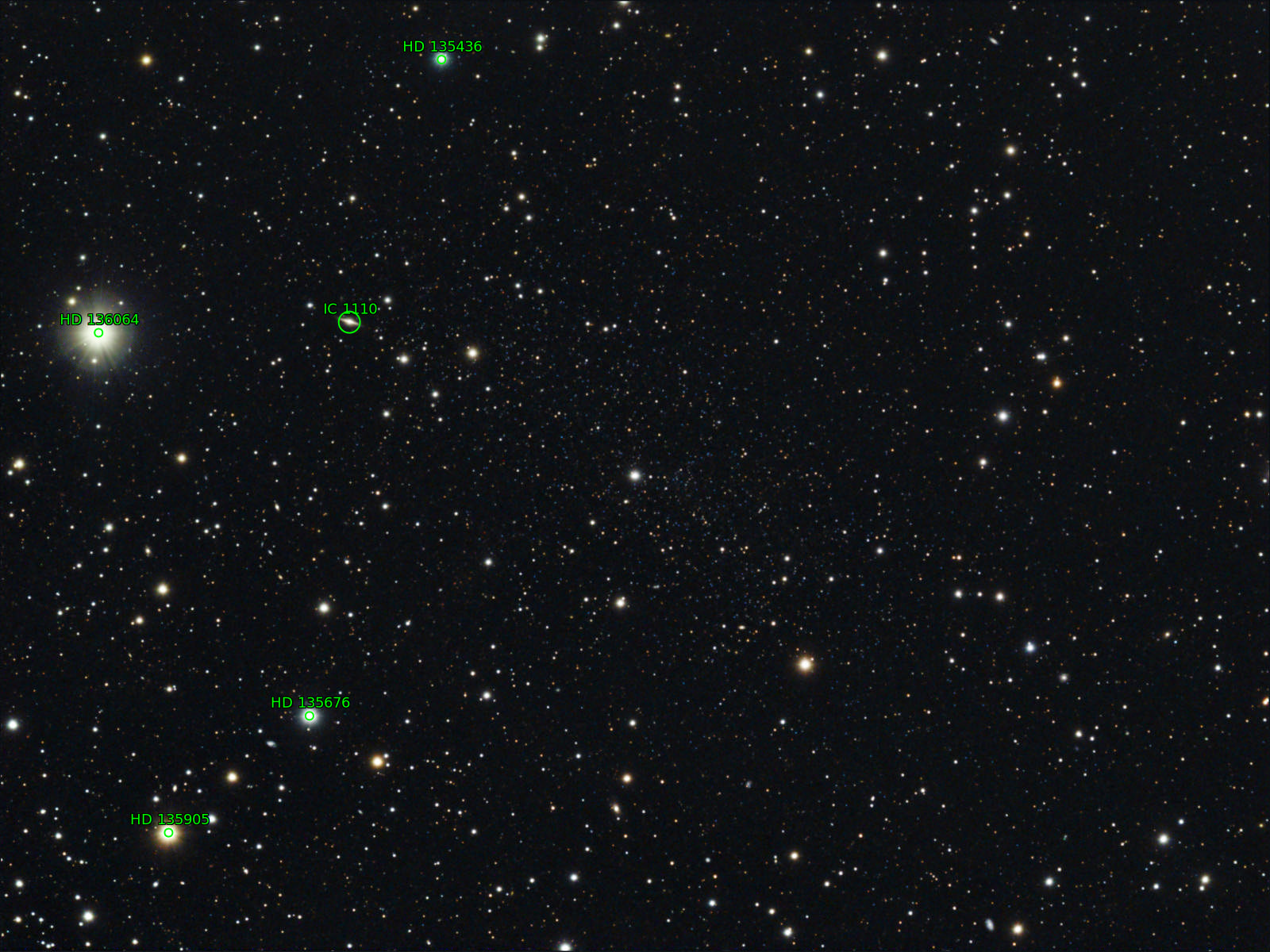 Sternkarten-Overlay (Astrometry.net)