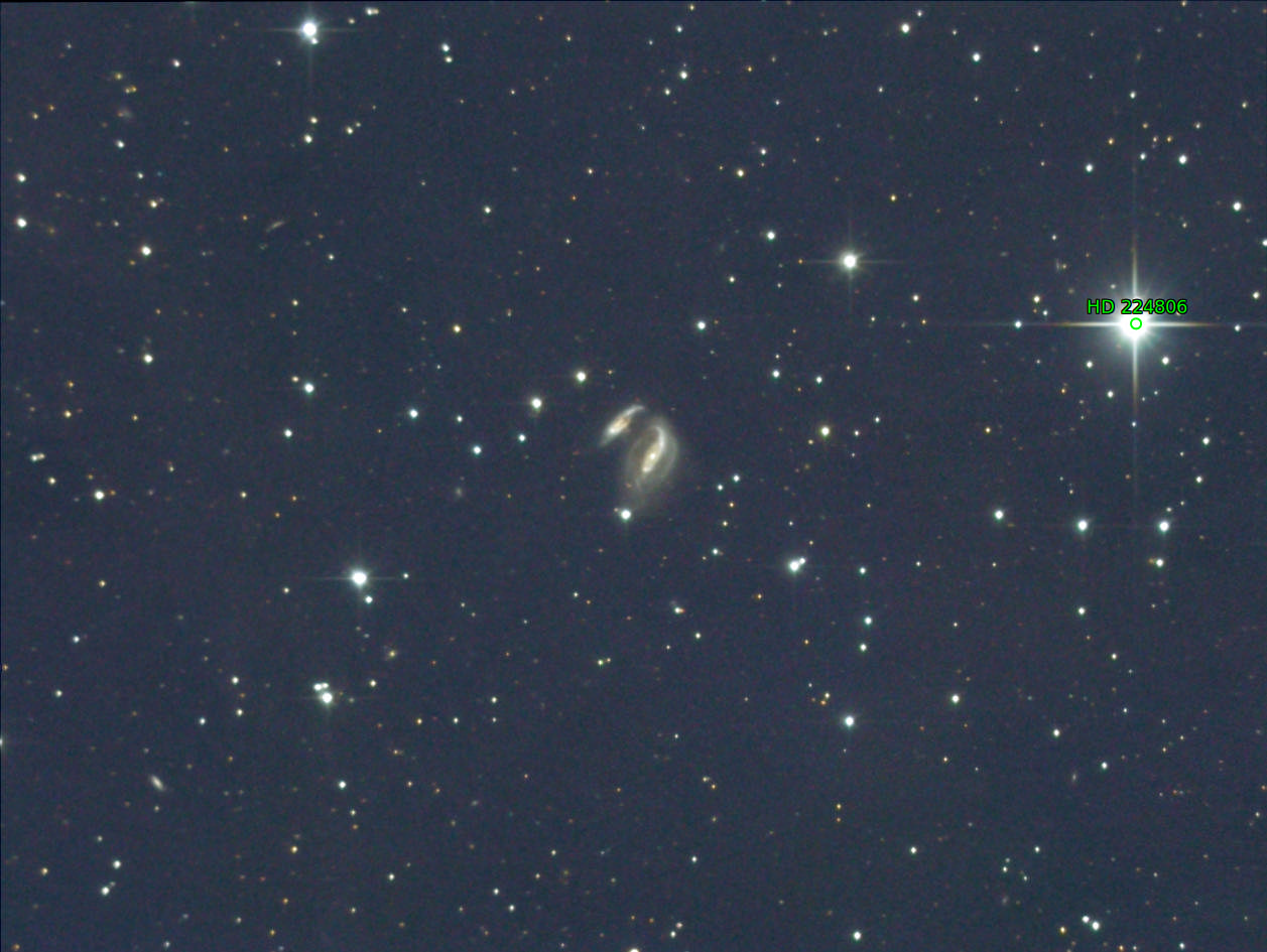 Sternkarten-Overlay (Astrometry.net)