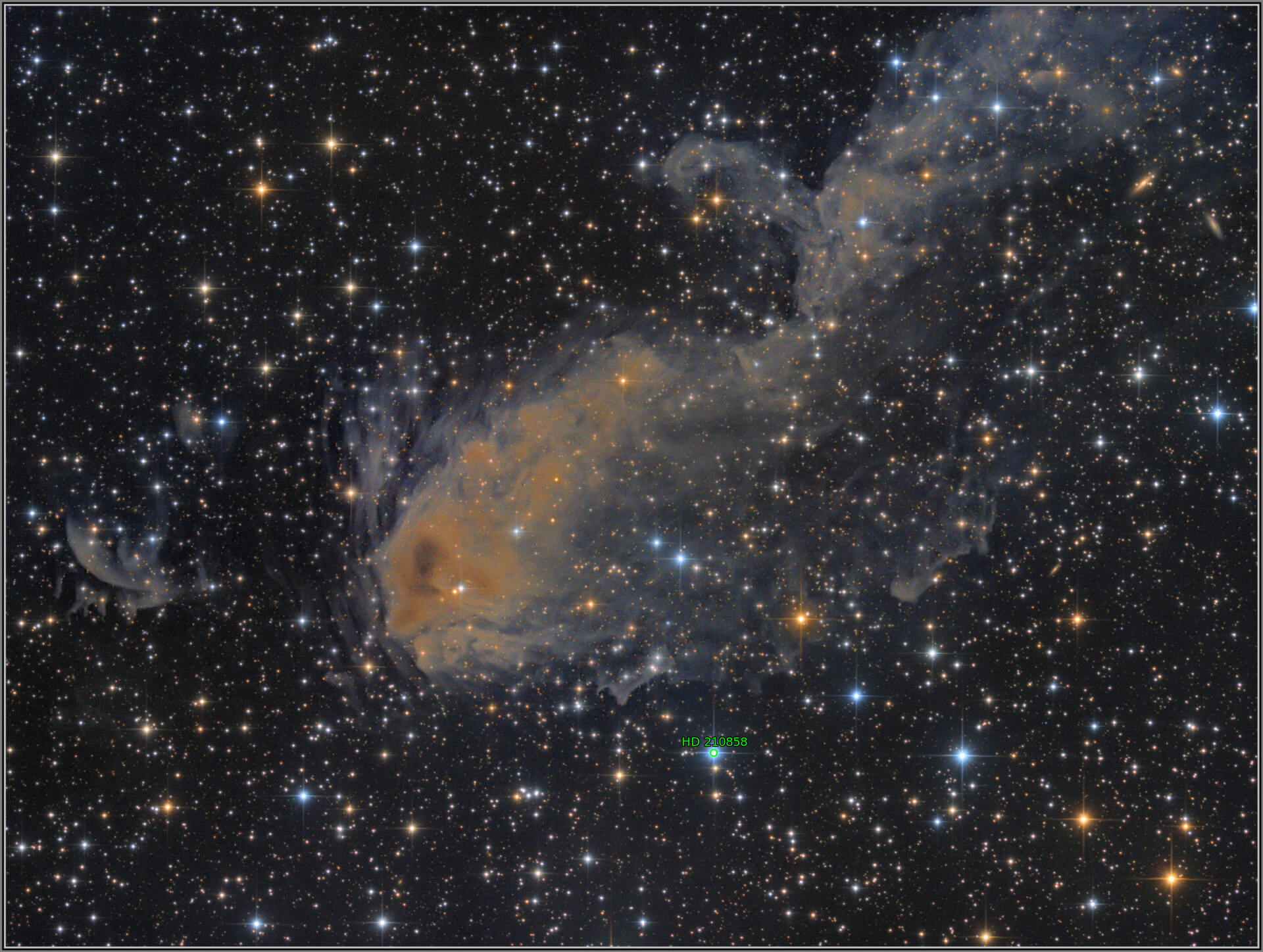 Sternkarten-Overlay (Astrometry.net)