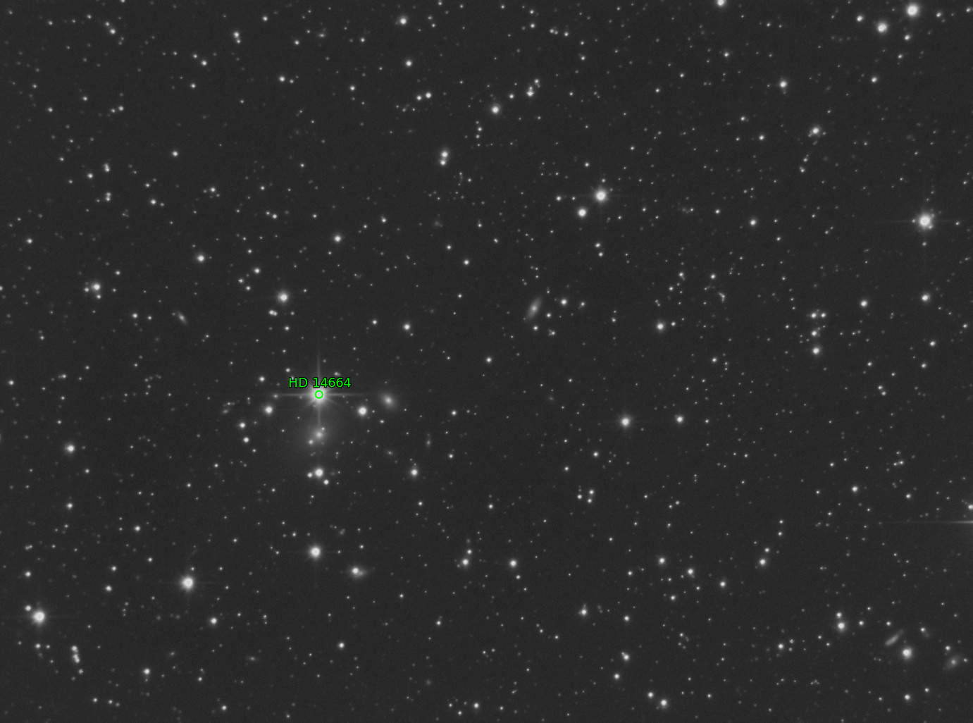 Sternkarten-Overlay (Astrometry.net)
