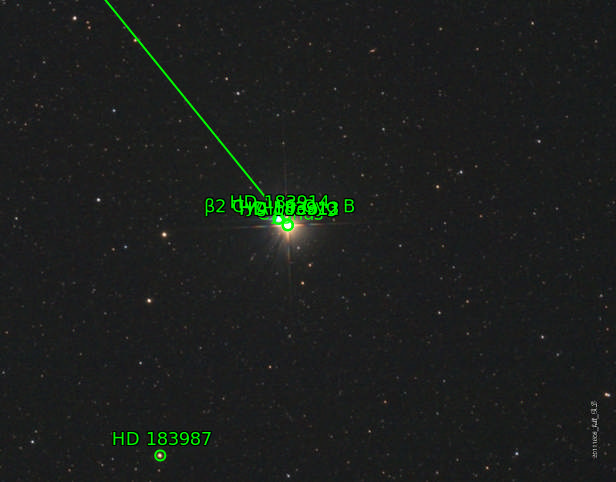 Sternkarten-Overlay (Astrometry.net)