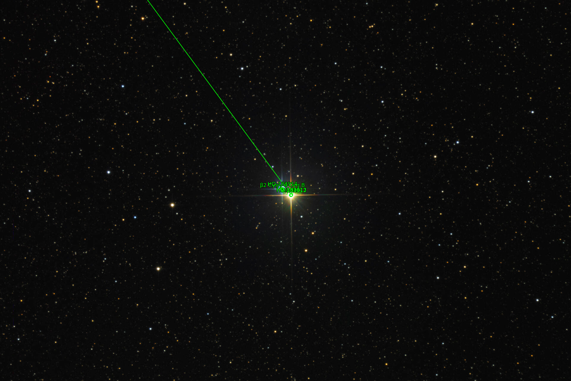 Sternkarten-Overlay (Astrometry.net)