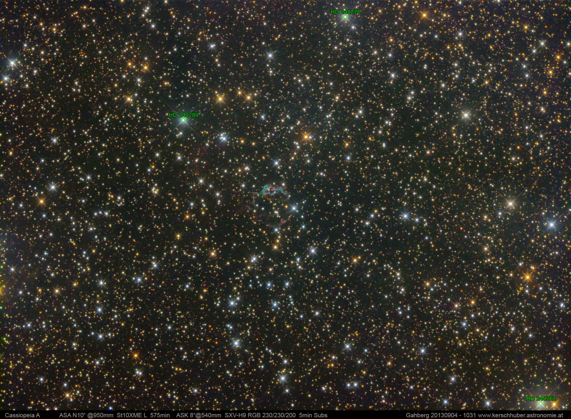 Sternkarten-Overlay (Astrometry.net)
