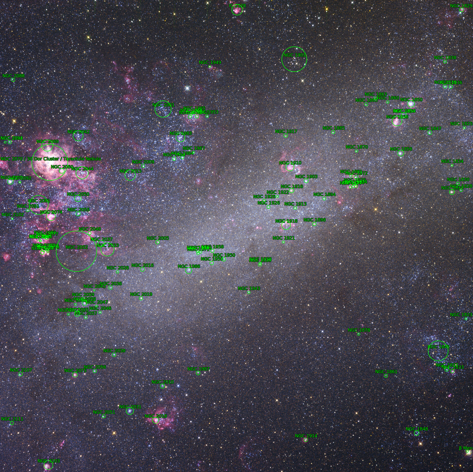 Sternkarten-Overlay (Astrometry.net)