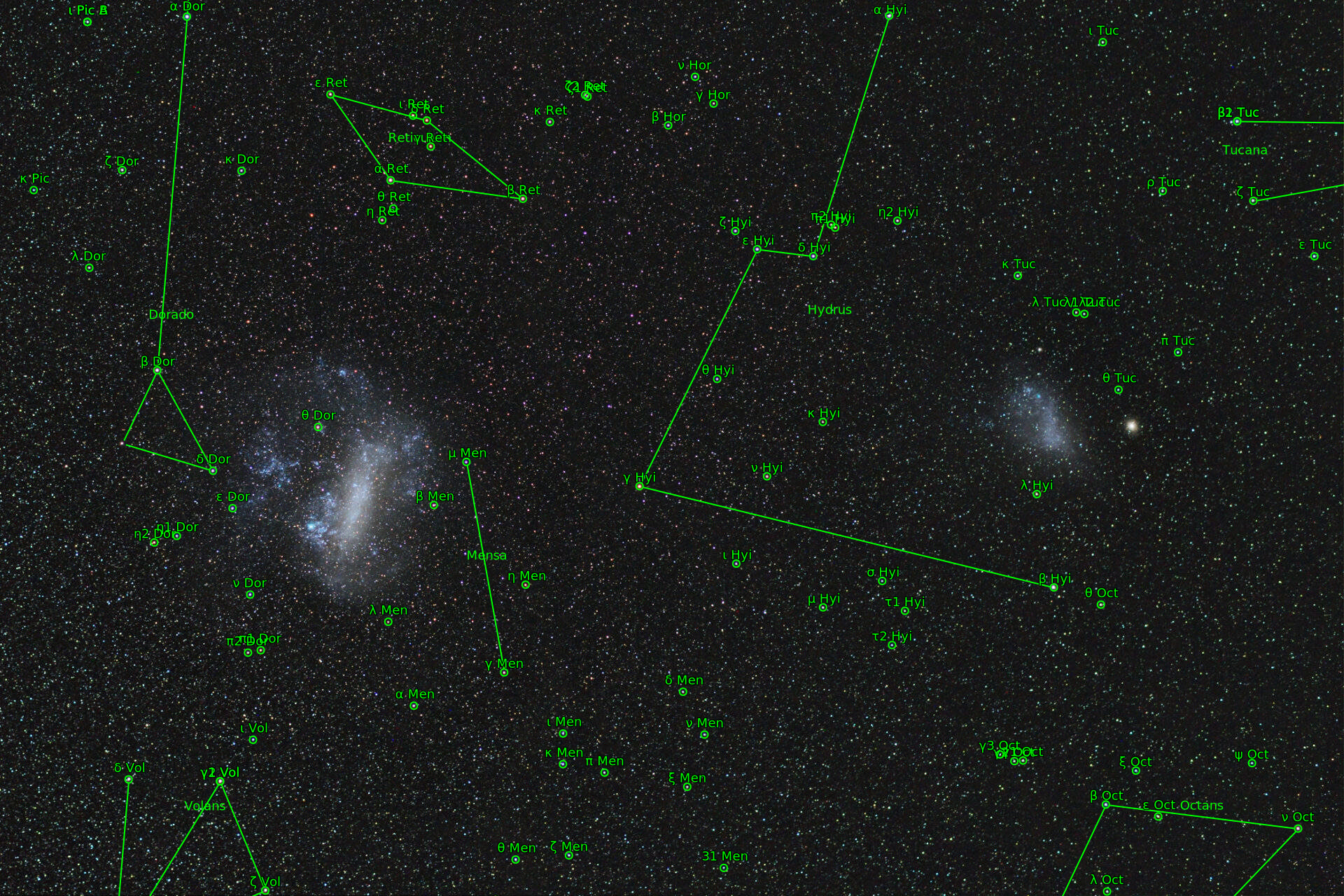 Sternkarten-Overlay (Astrometry.net)