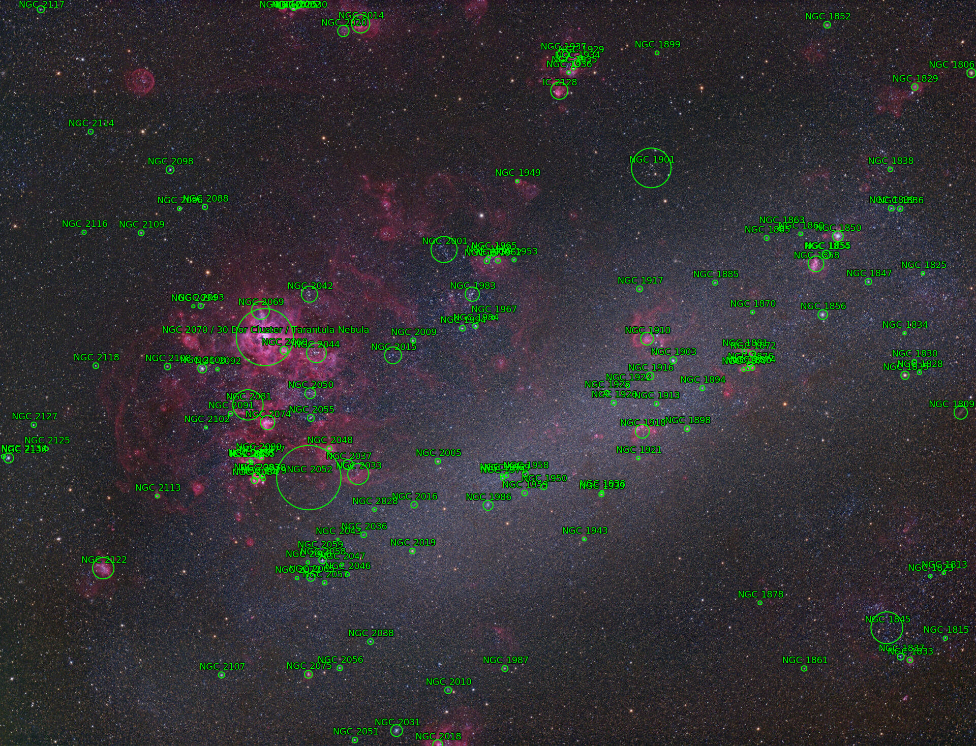 Sternkarten-Overlay (Astrometry.net)