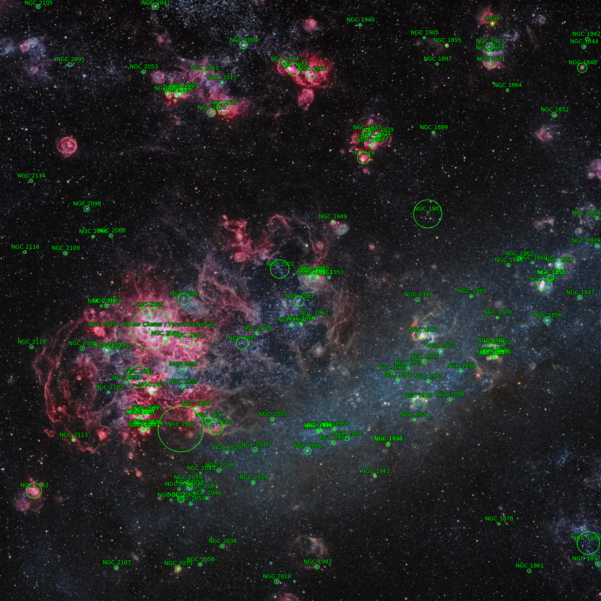 Sternkarten-Overlay (Astrometry.net)