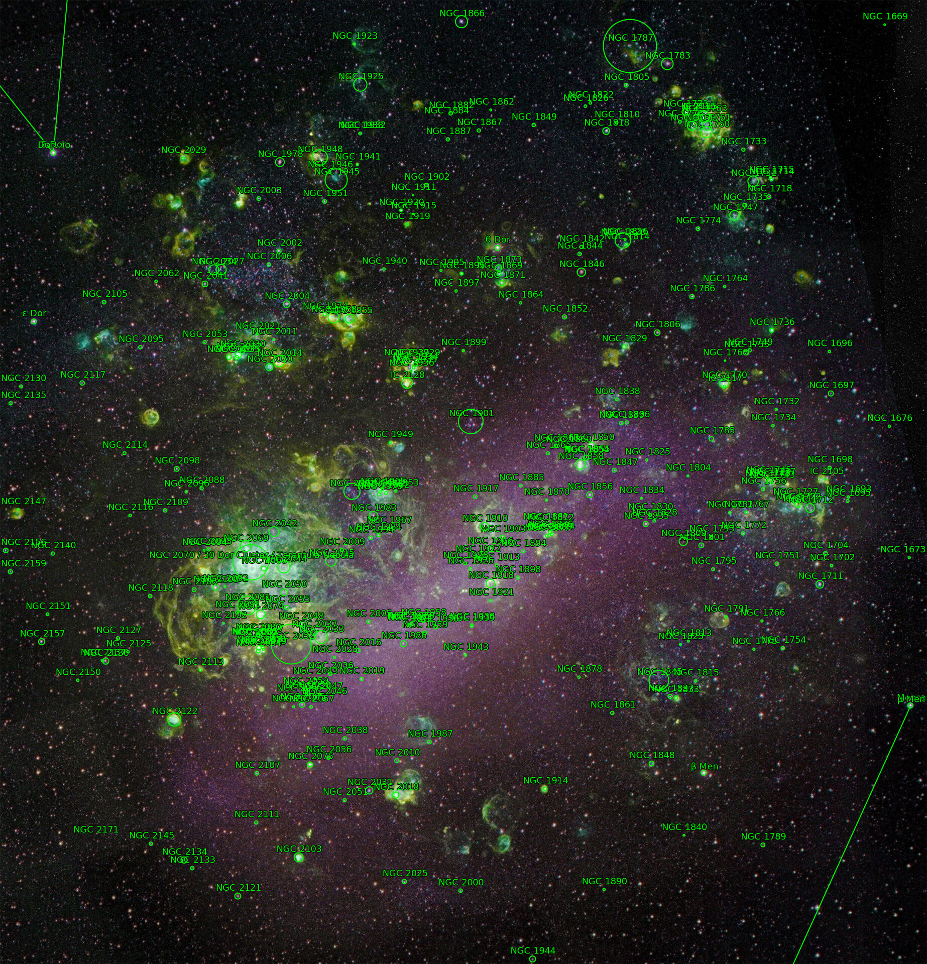 Sternkarten-Overlay (Astrometry.net)