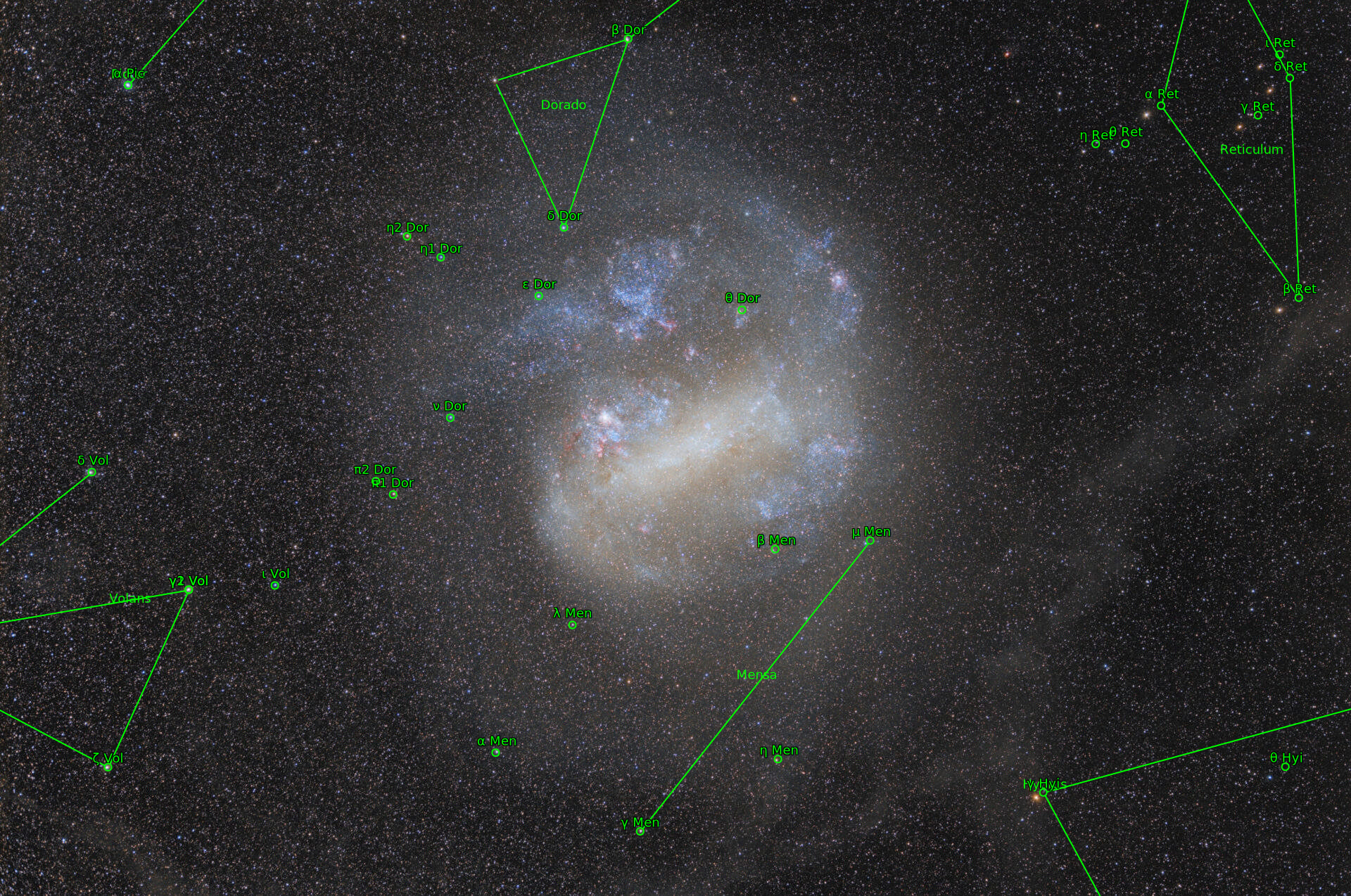 Sternkarten-Overlay (Astrometry.net)