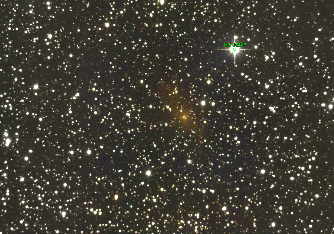 Sternkarten-Overlay (Astrometry.net)