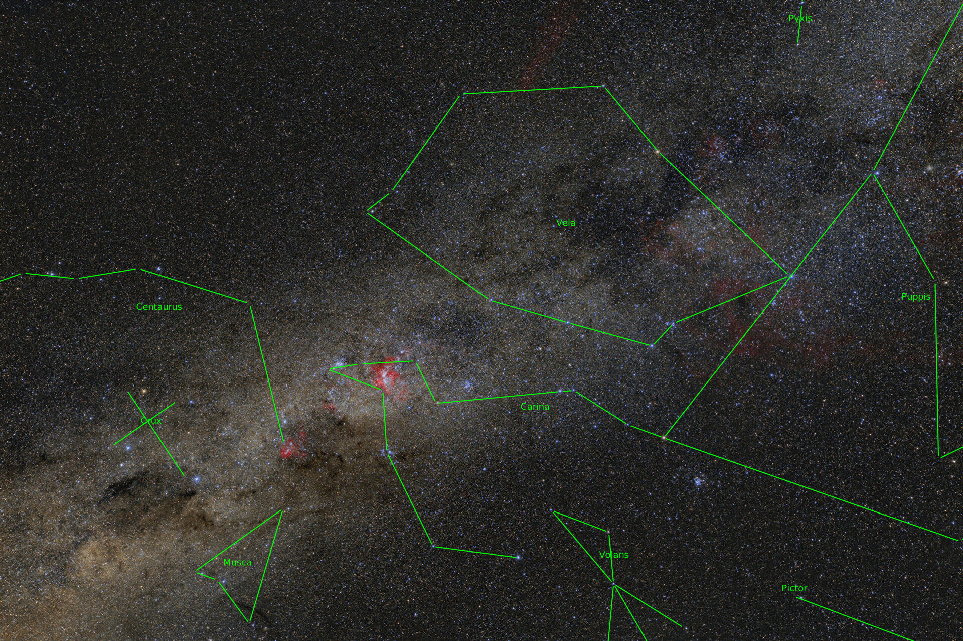 Sternkarten-Overlay (Astrometry.net)