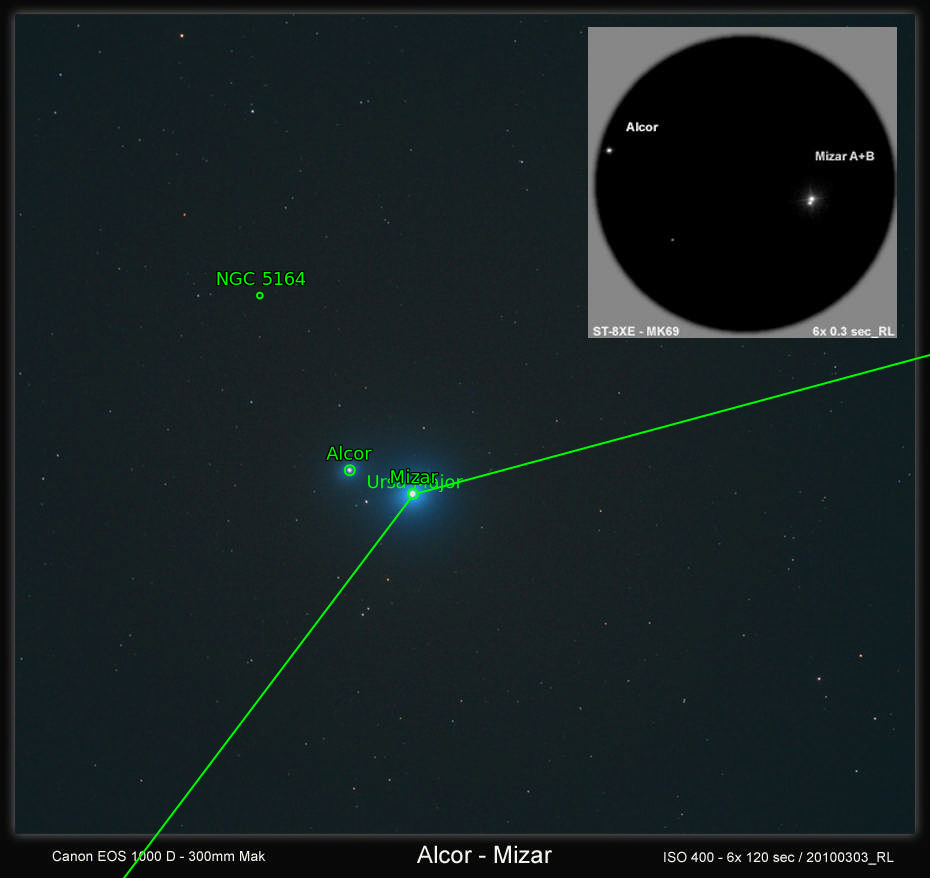 Sternkarten-Overlay (Astrometry.net)