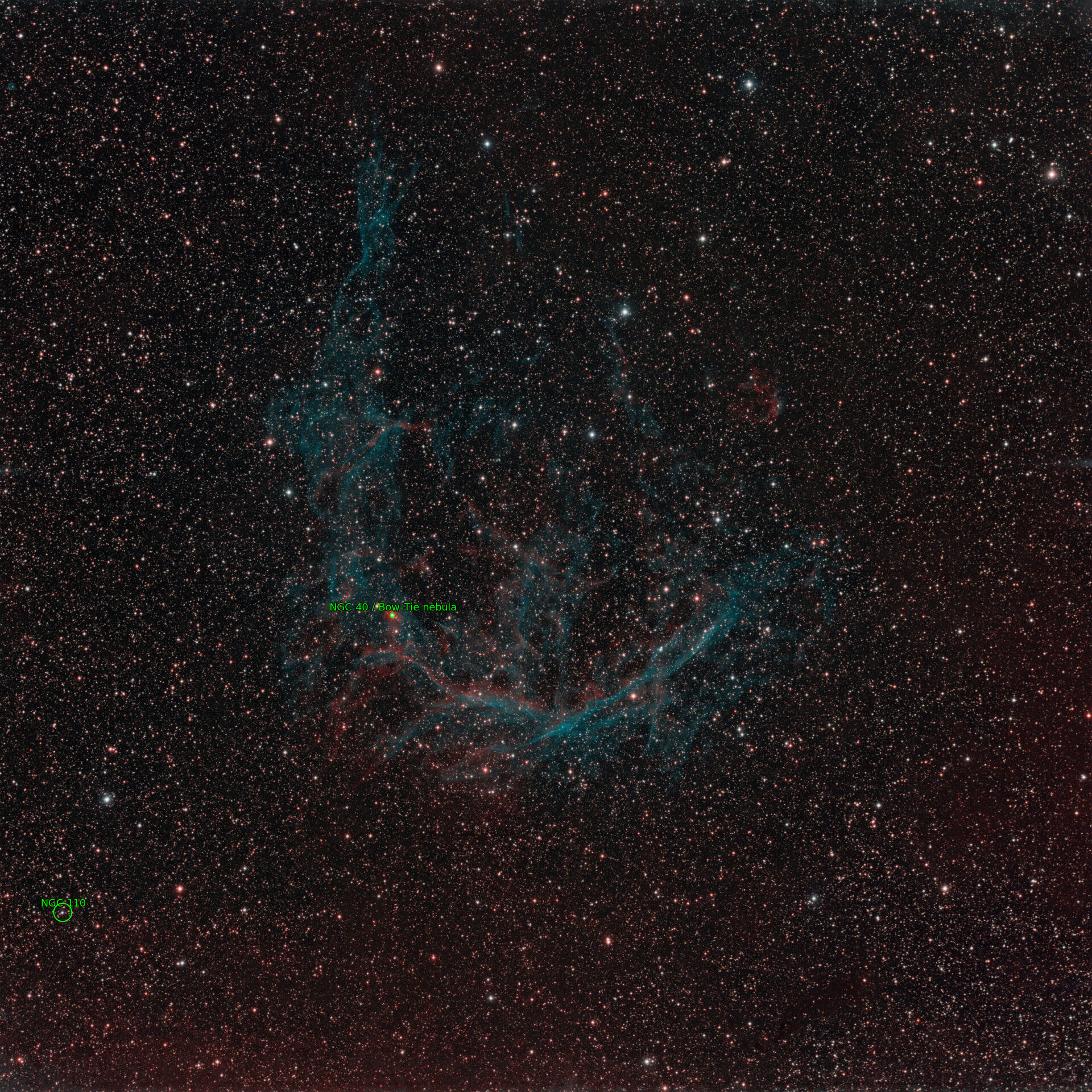 Sternkarten-Overlay (Astrometry.net)