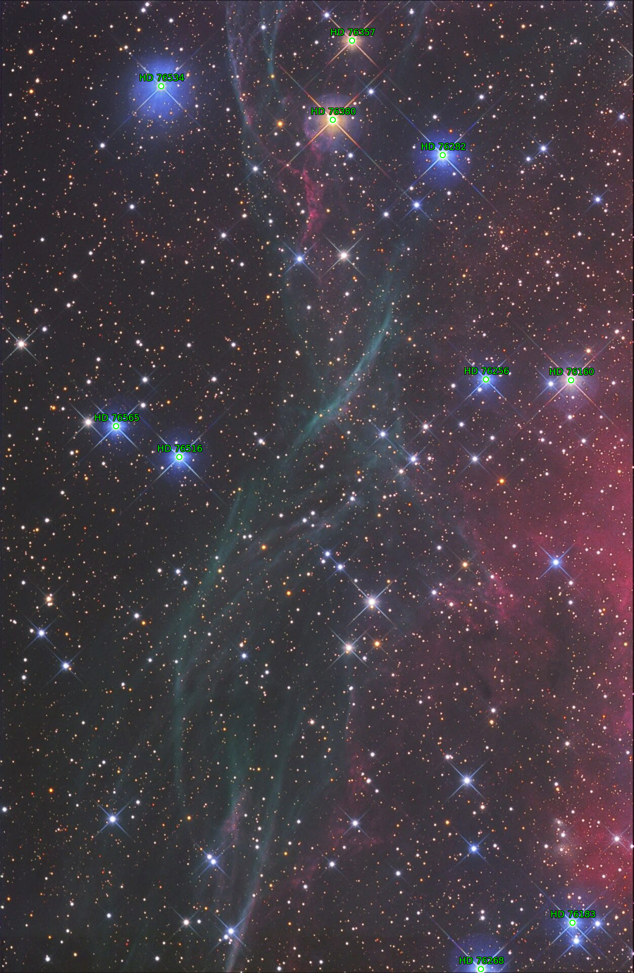 Sternkarten-Overlay (Astrometry.net)