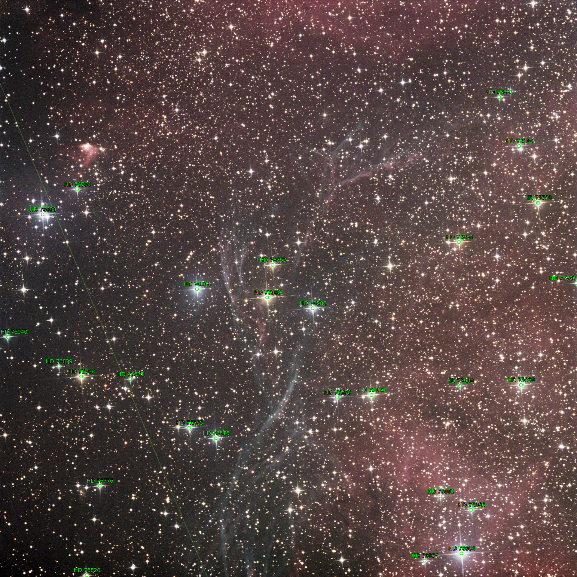 Sternkarten-Overlay (Astrometry.net)