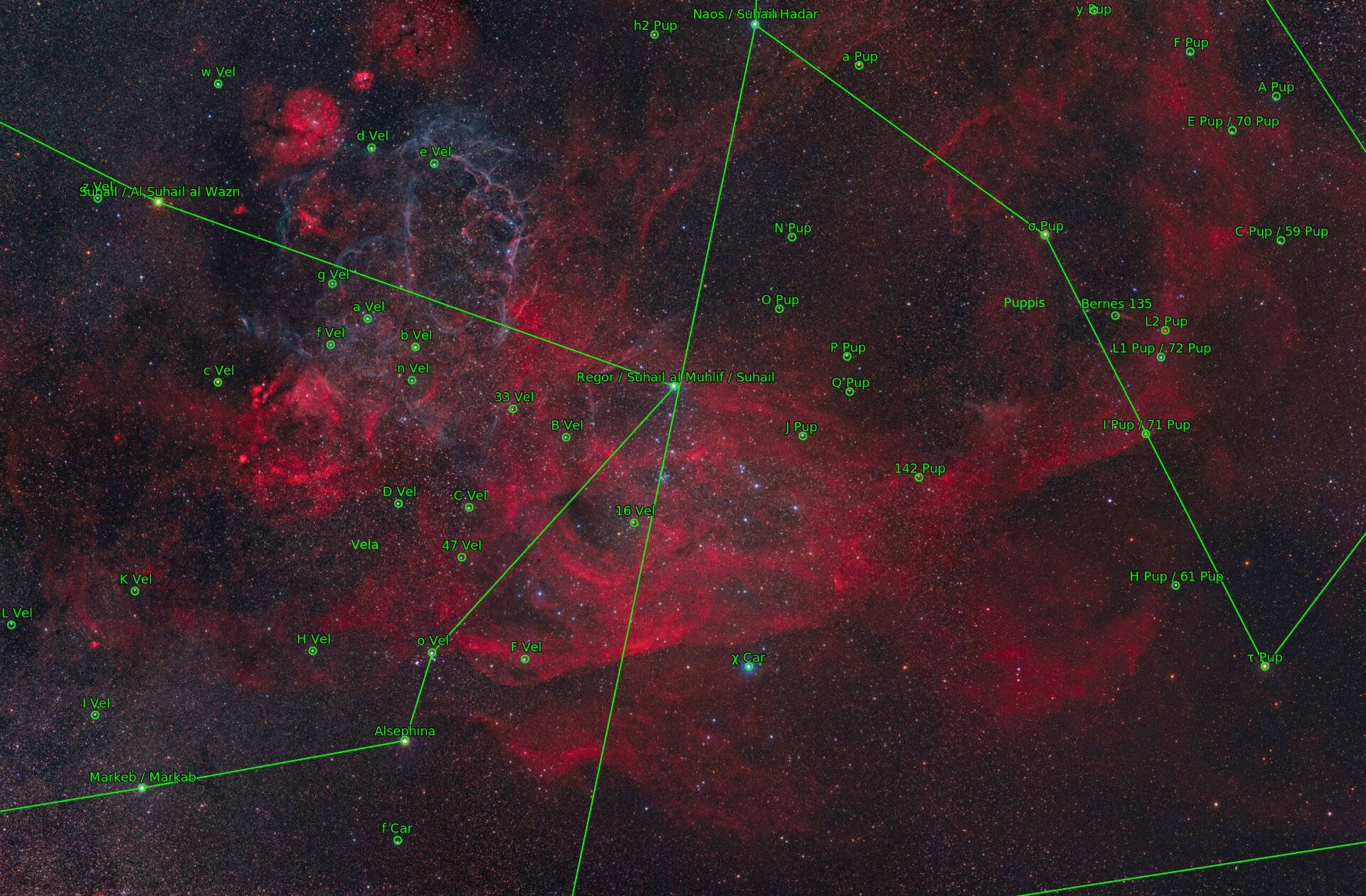 Sternkarten-Overlay (Astrometry.net)