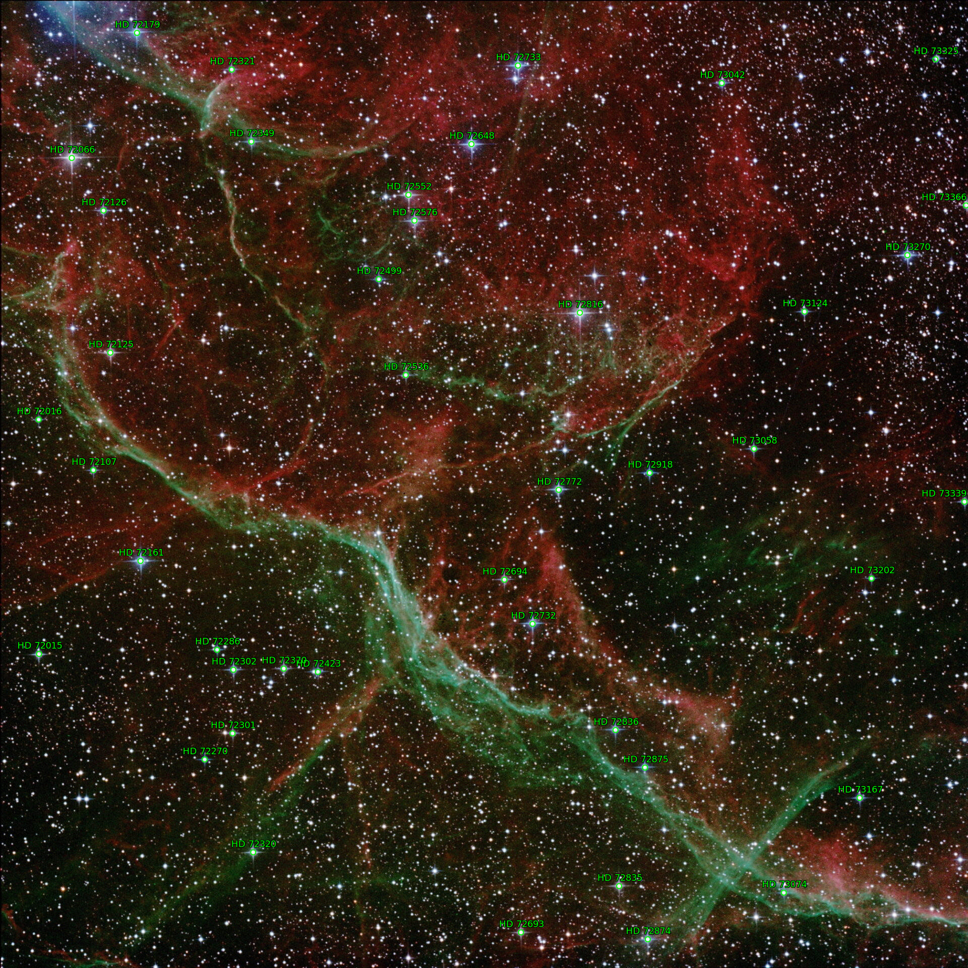 Sternkarten-Overlay (Astrometry.net)