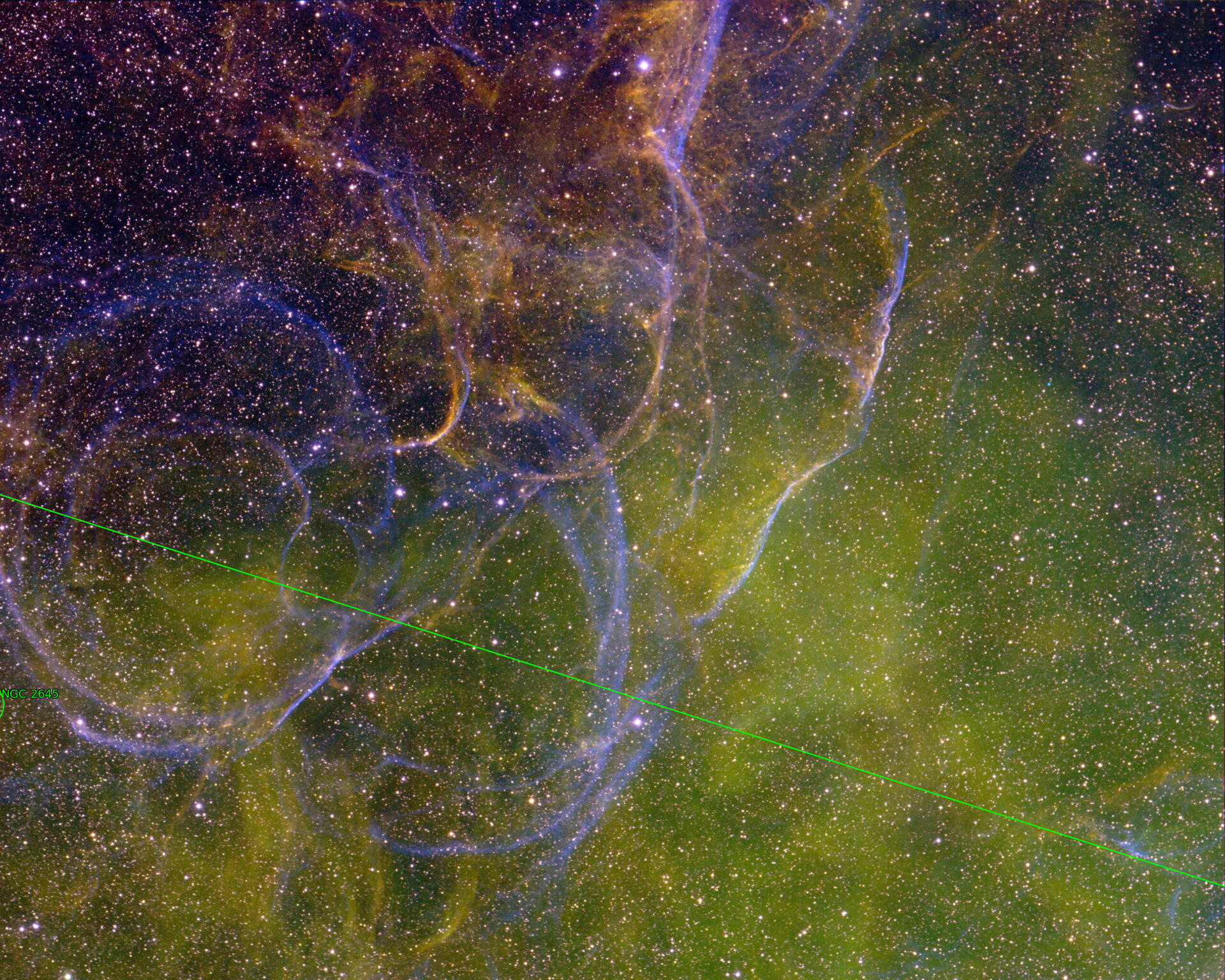 Sternkarten-Overlay (Astrometry.net)