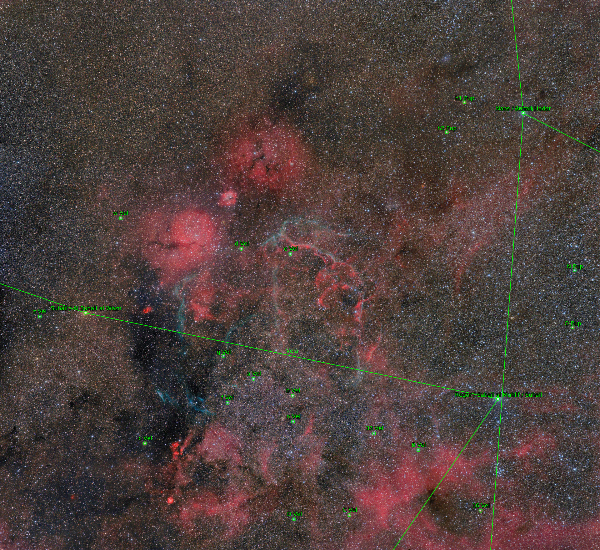 Sternkarten-Overlay (Astrometry.net)