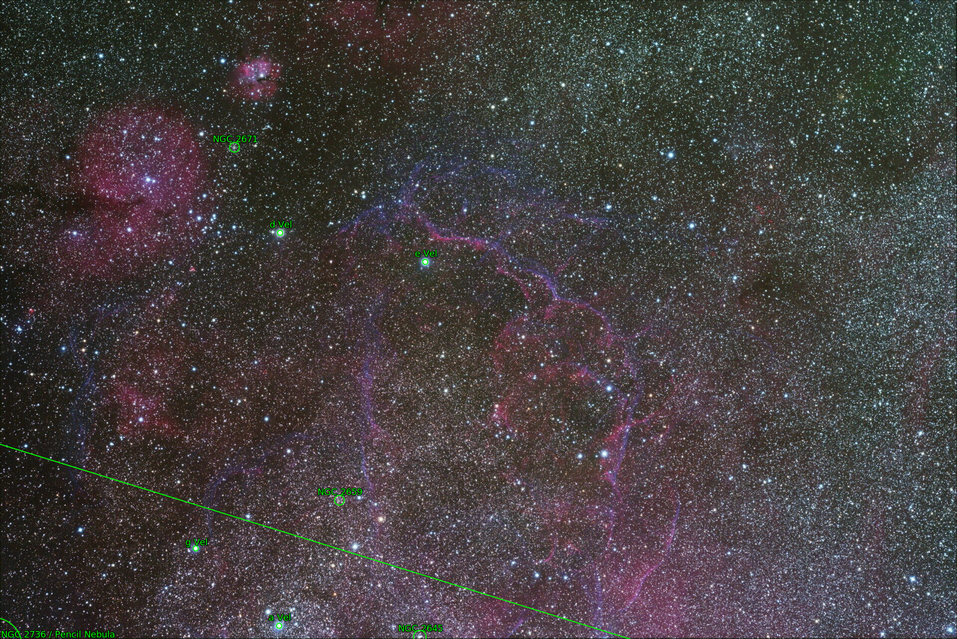 Sternkarten-Overlay (Astrometry.net)