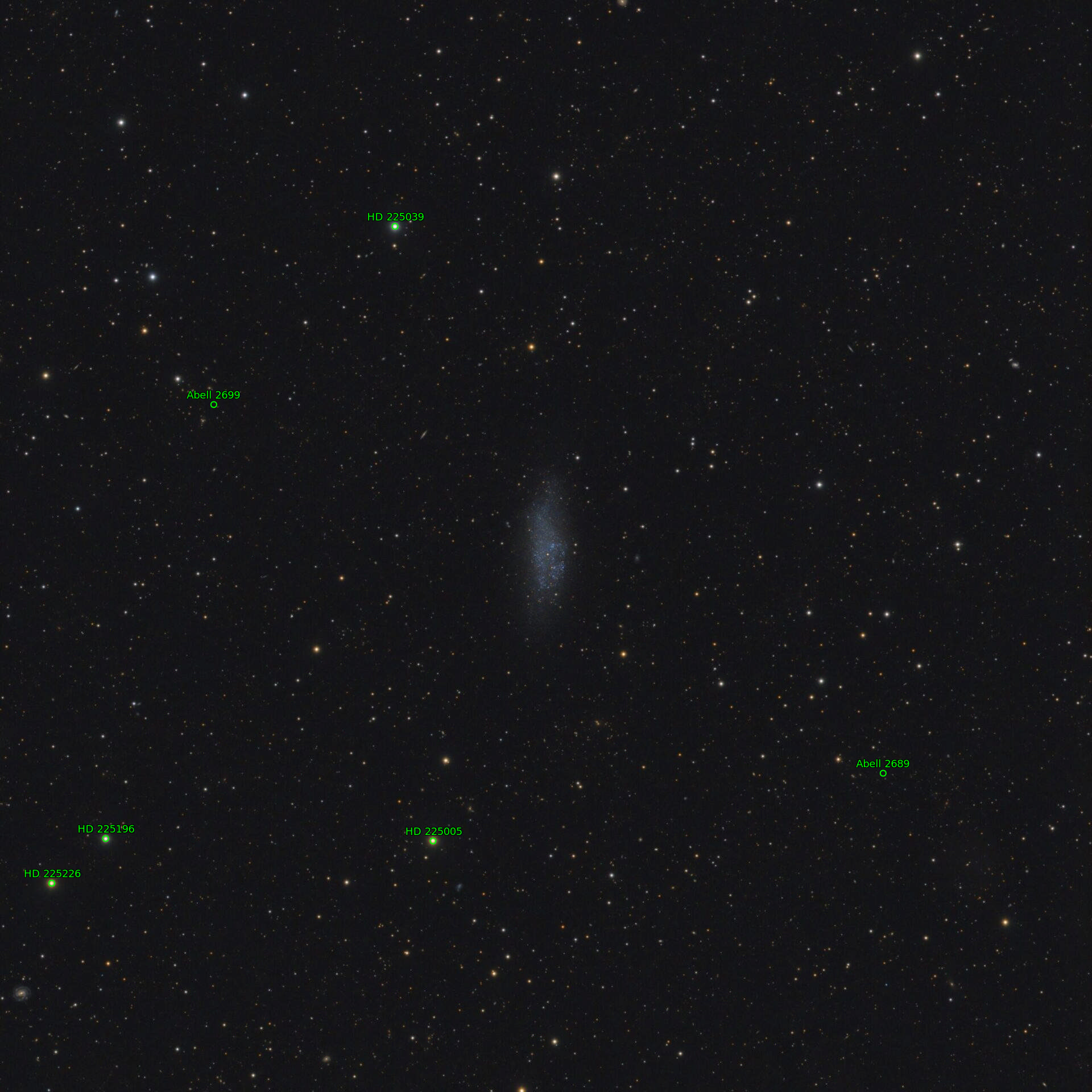 Sternkarten-Overlay (Astrometry.net)