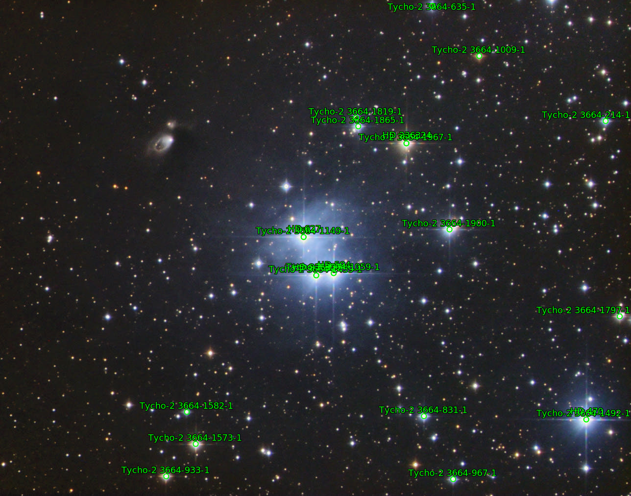 Sternkarten-Overlay (Astrometry.net)