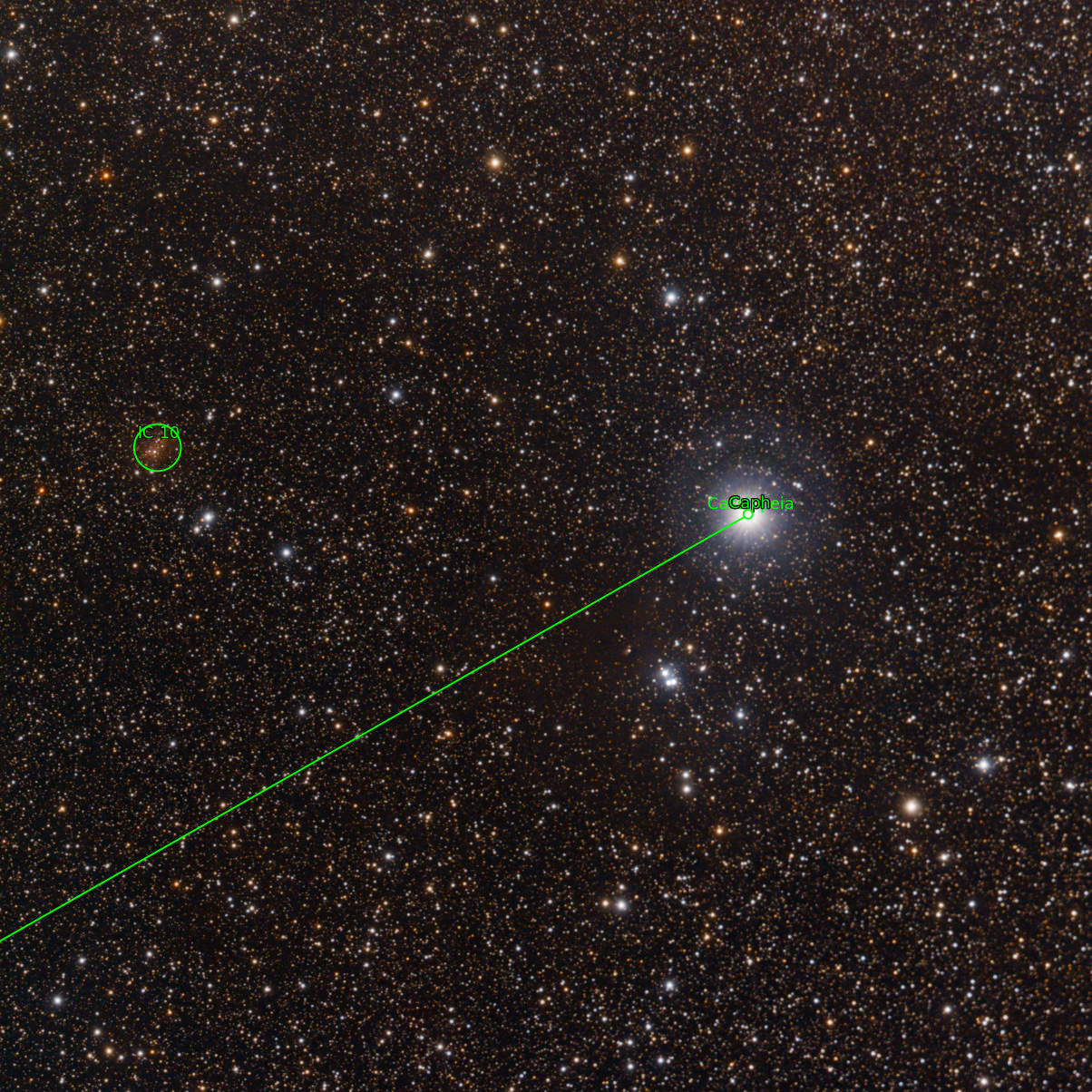 Sternkarten-Overlay (Astrometry.net)
