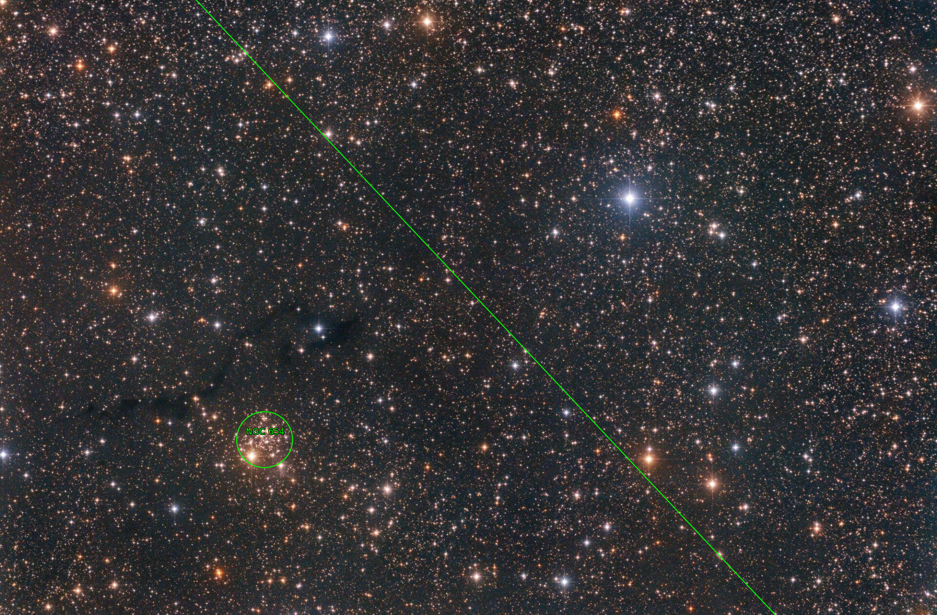 Sternkarten-Overlay (Astrometry.net)