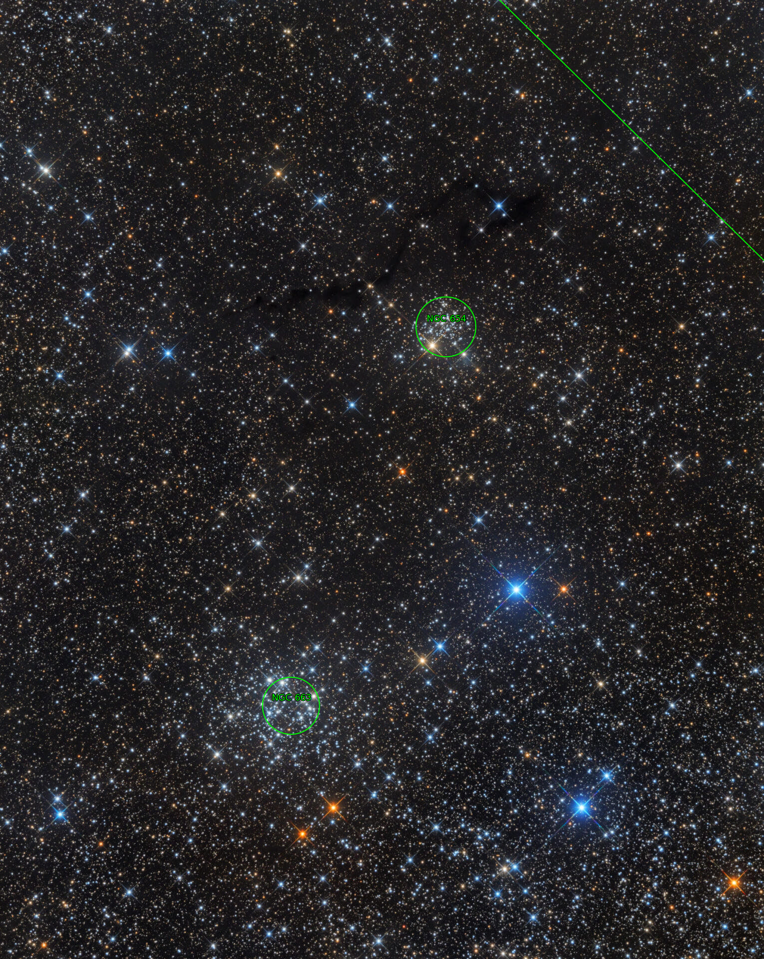 Sternkarten-Overlay (Astrometry.net)